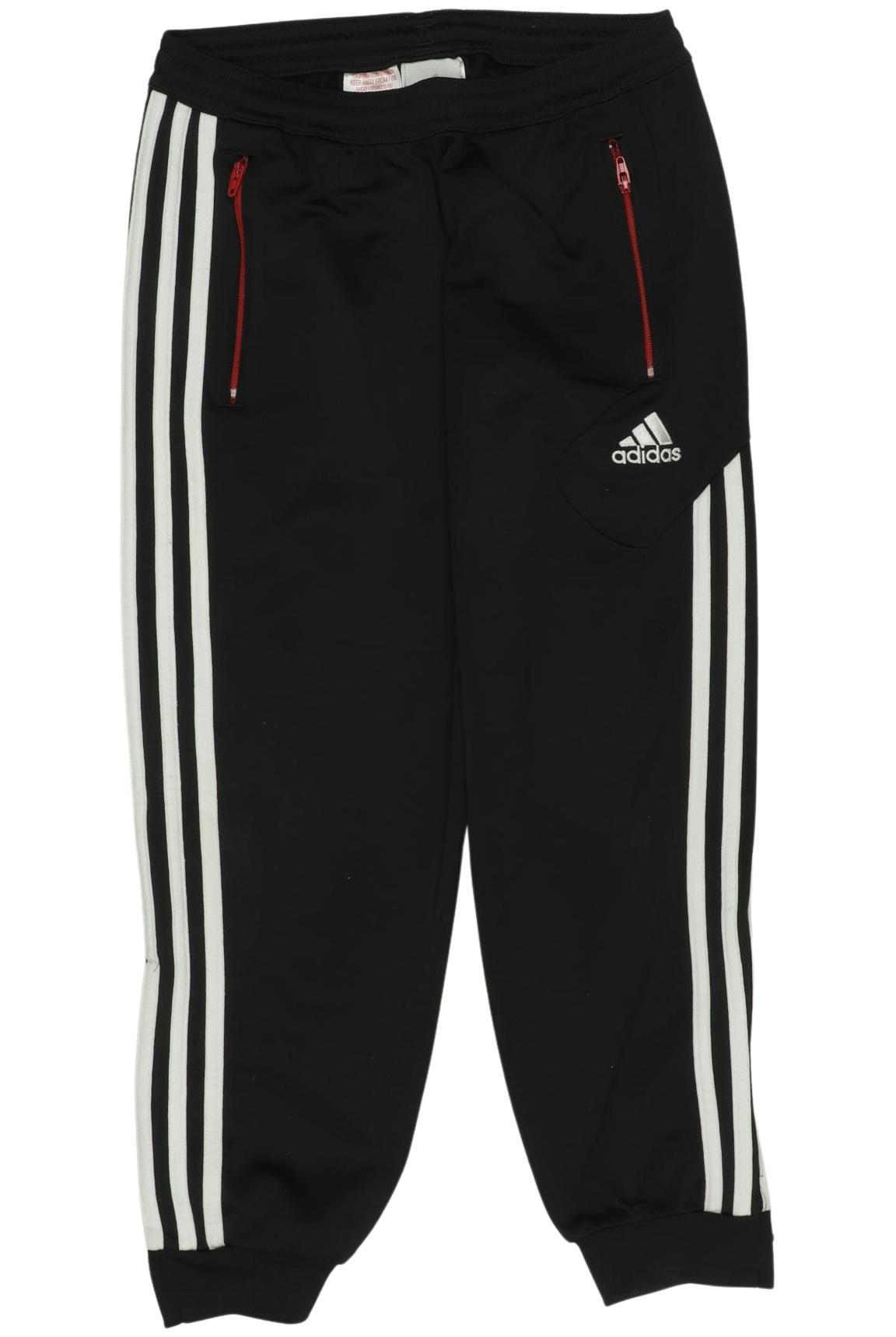 

adidas Herren Stoffhose, schwarz, Gr. 128