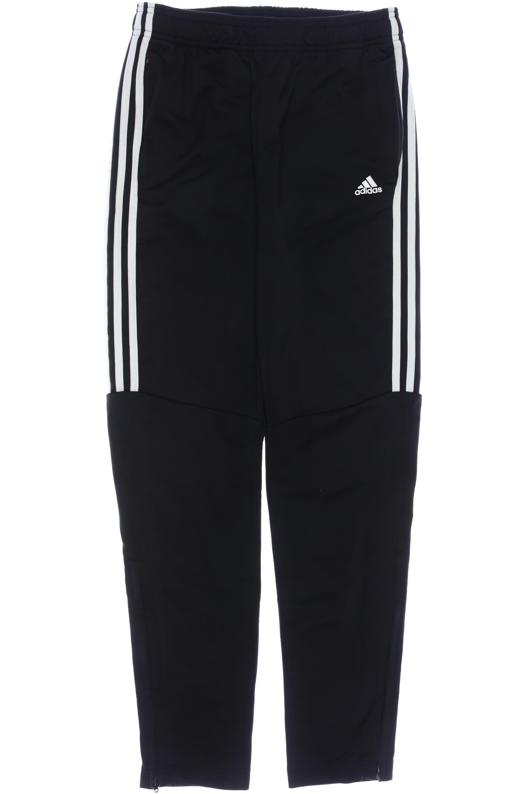 

adidas Herren Stoffhose, schwarz, Gr. 164