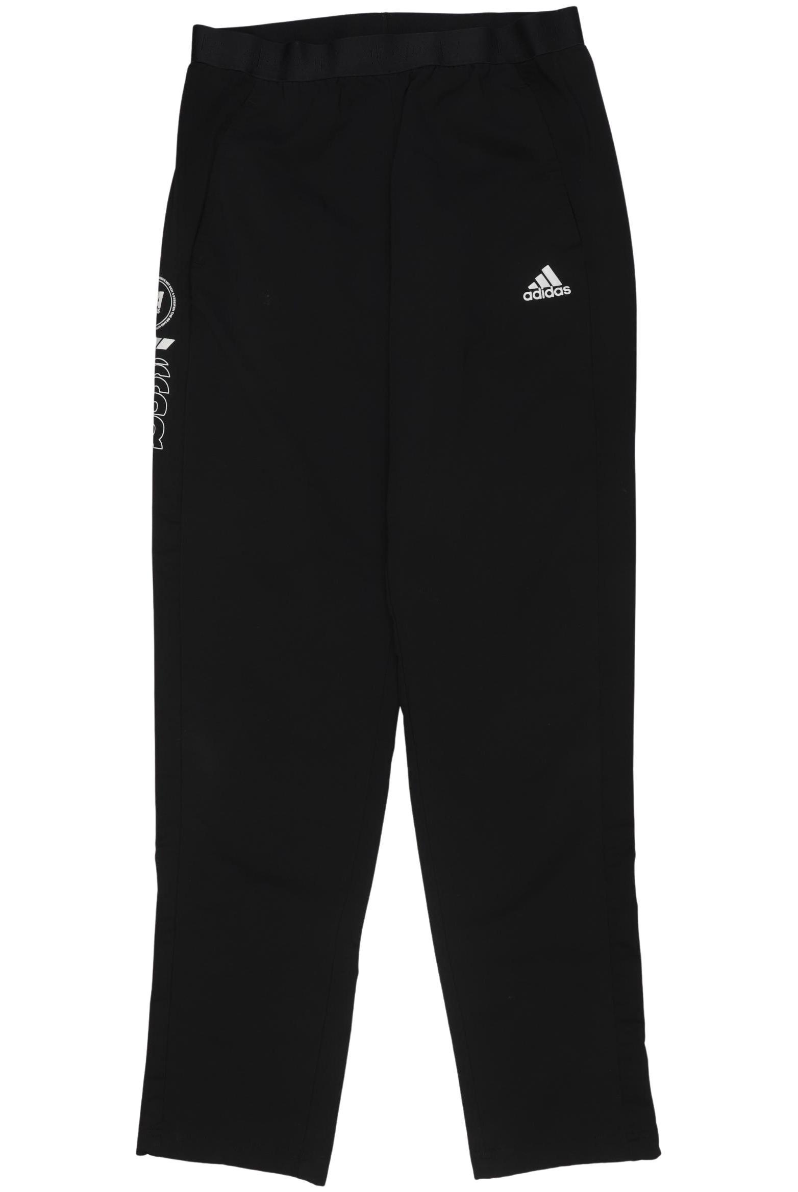 

adidas Jungen Stoffhose, schwarz, Gr. 164