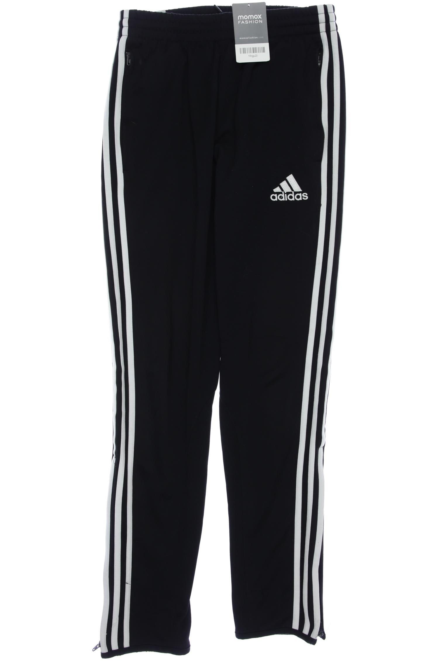 

adidas Herren Stoffhose, schwarz, Gr. 164