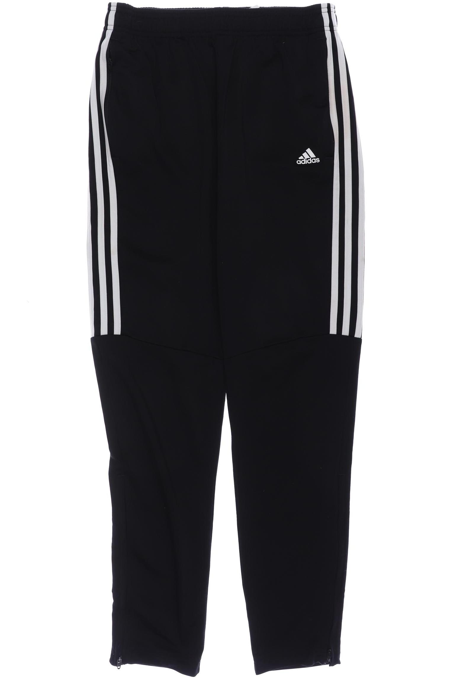 

adidas Herren Stoffhose, schwarz, Gr. 164