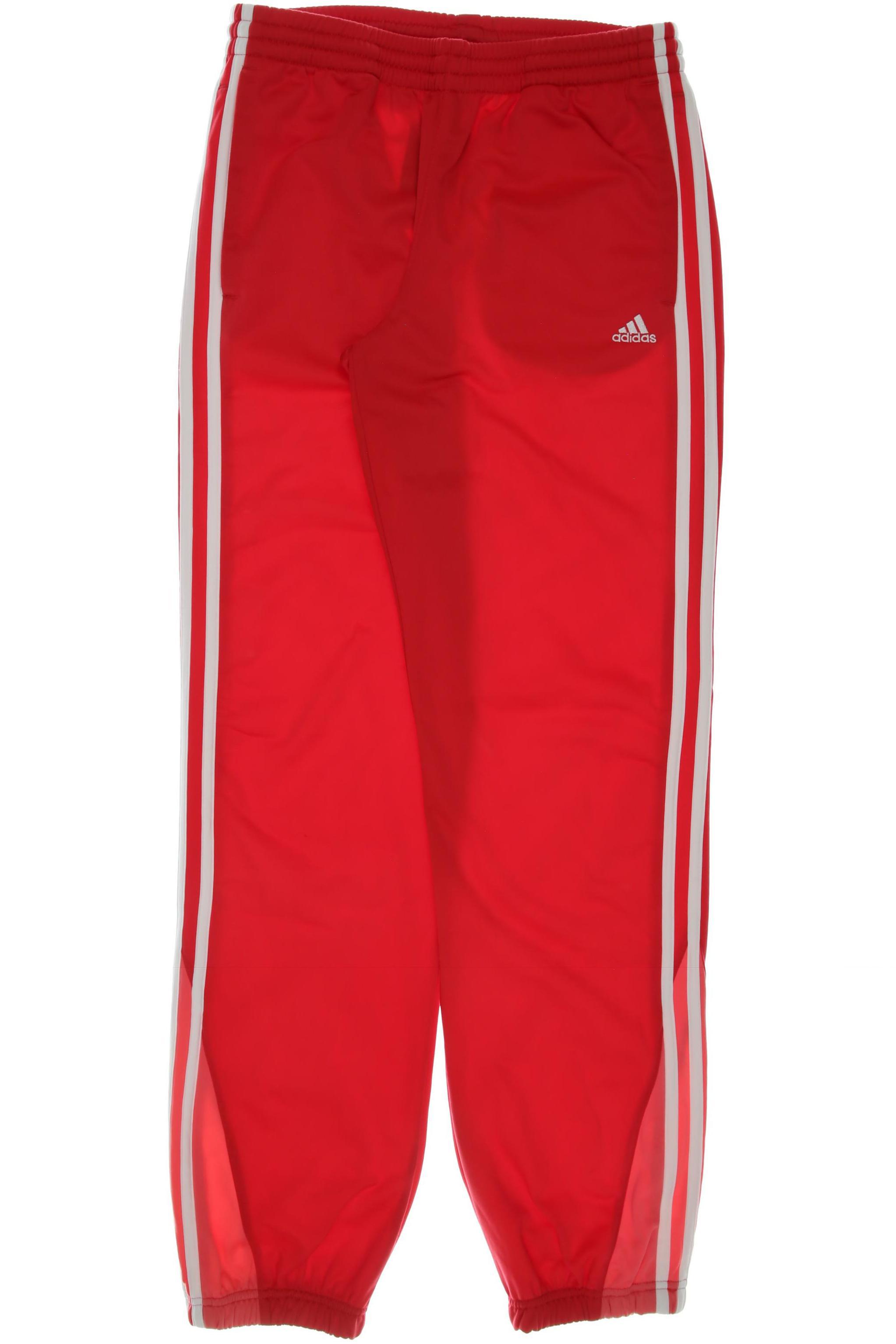 

adidas Herren Stoffhose, rot, Gr. 176