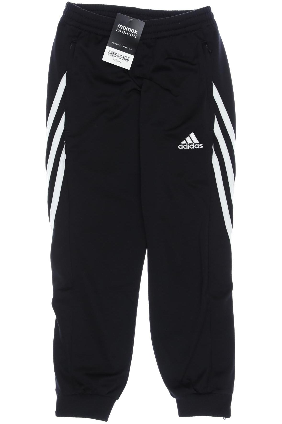 

adidas Herren Stoffhose, schwarz, Gr. 128