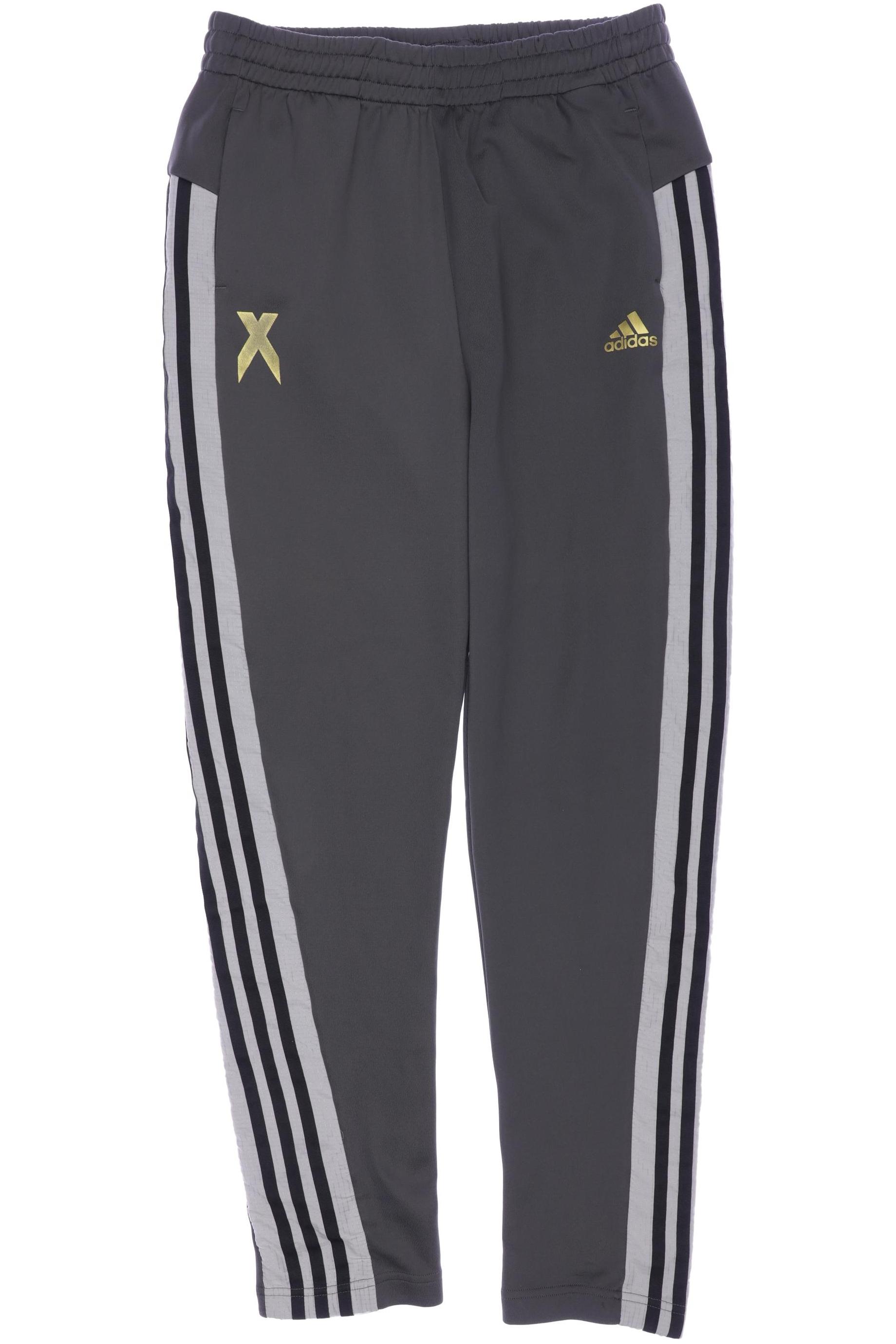 

adidas Herren Stoffhose, grau, Gr. 164