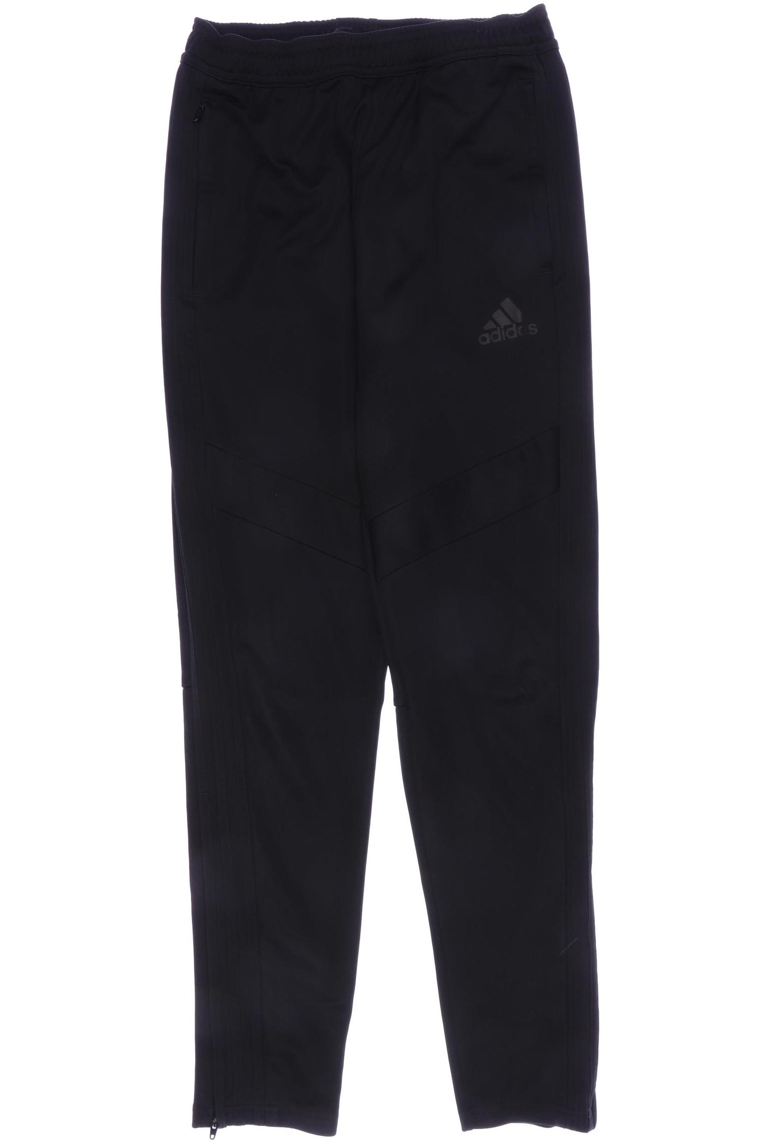 

adidas Herren Stoffhose, schwarz, Gr. 164