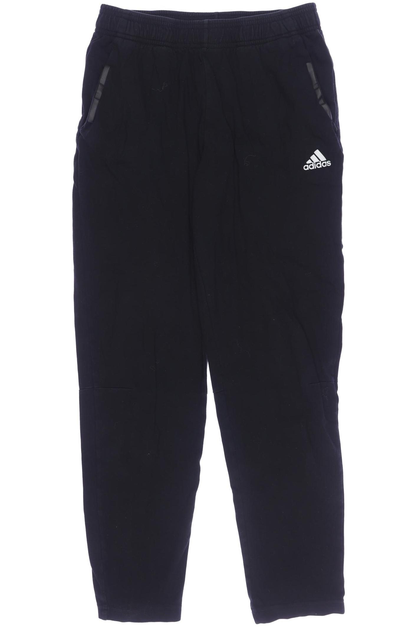 

adidas Herren Stoffhose, schwarz, Gr. 164