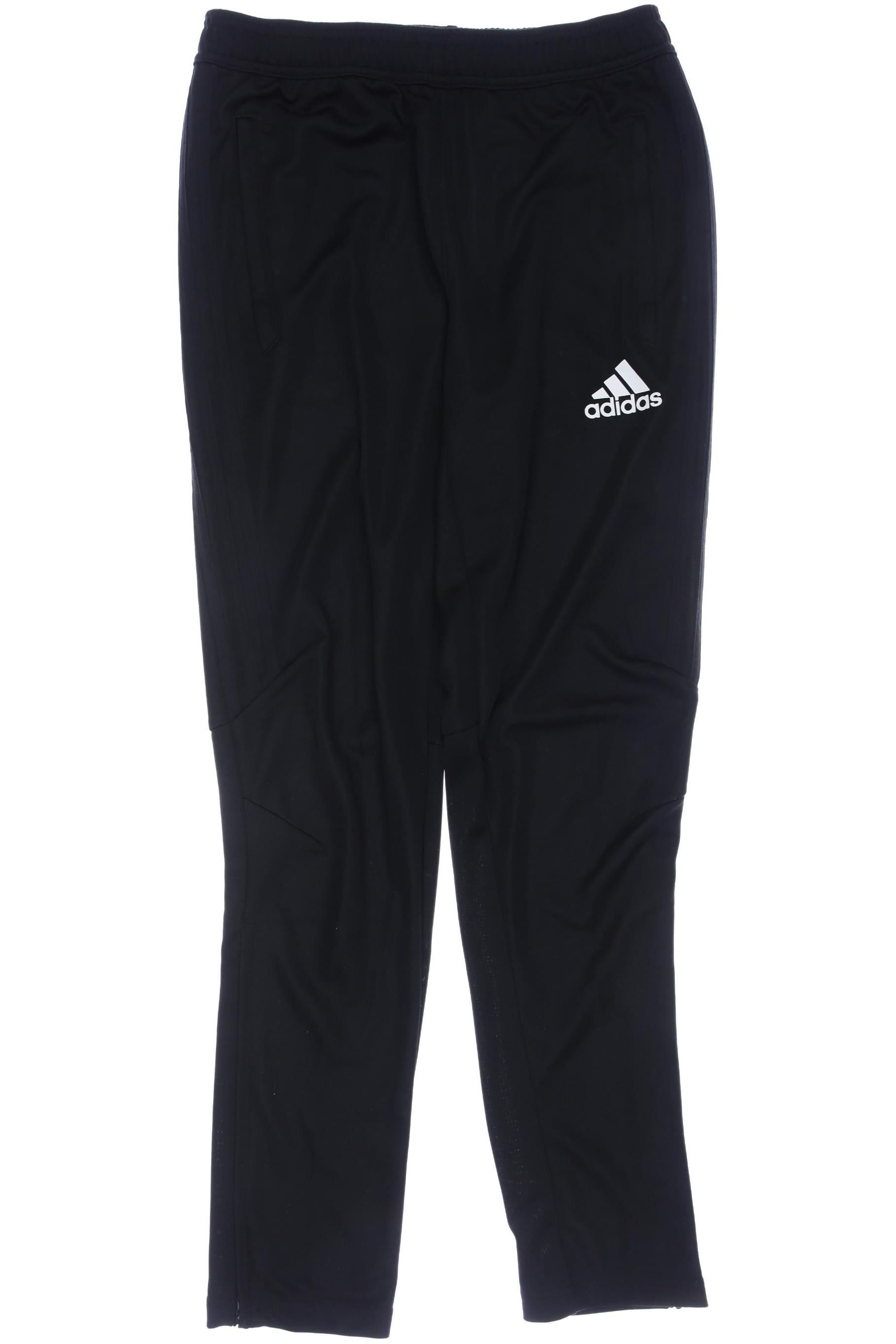 

adidas Herren Stoffhose, schwarz, Gr. 164