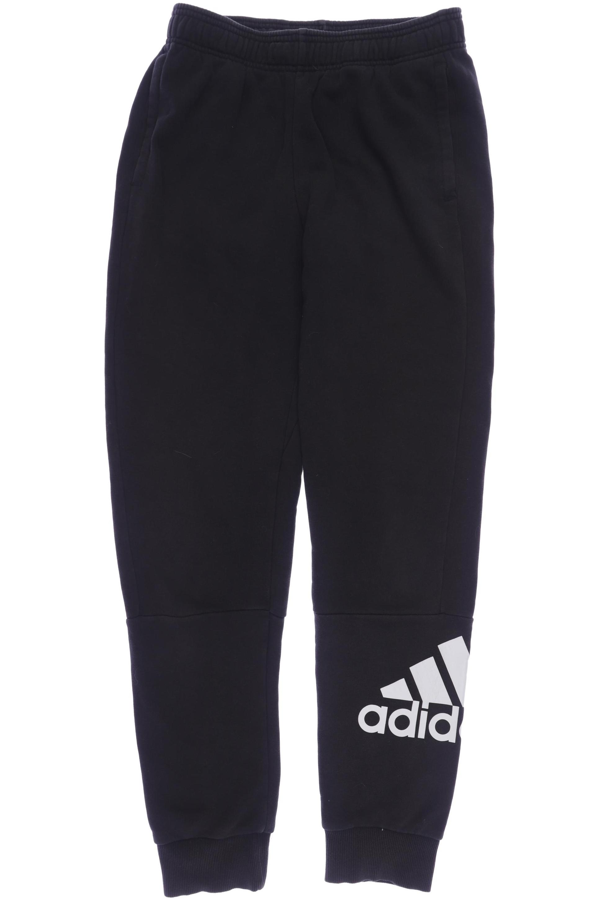

adidas Herren Stoffhose, schwarz, Gr. 164