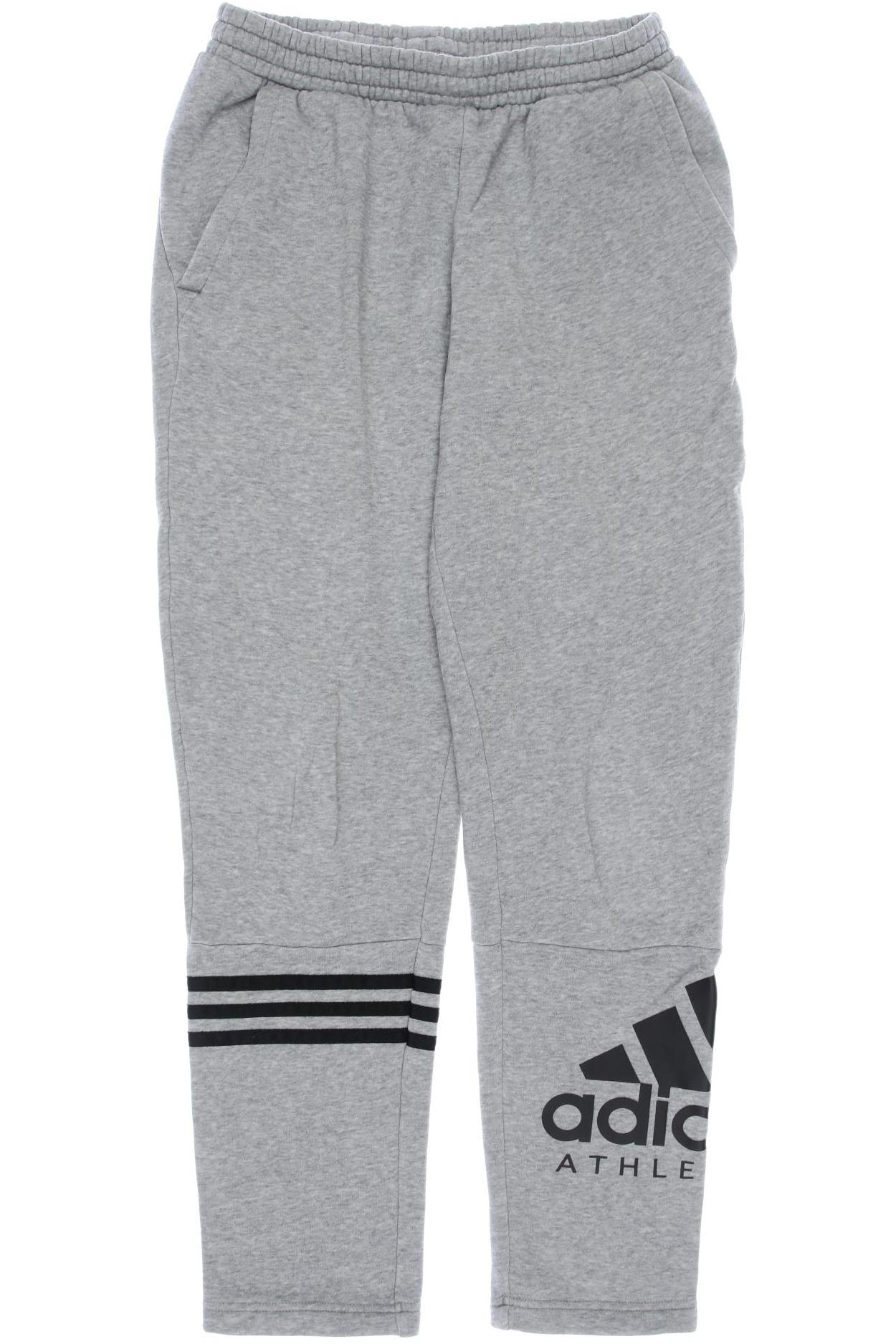 

adidas Herren Stoffhose, grau, Gr. 152