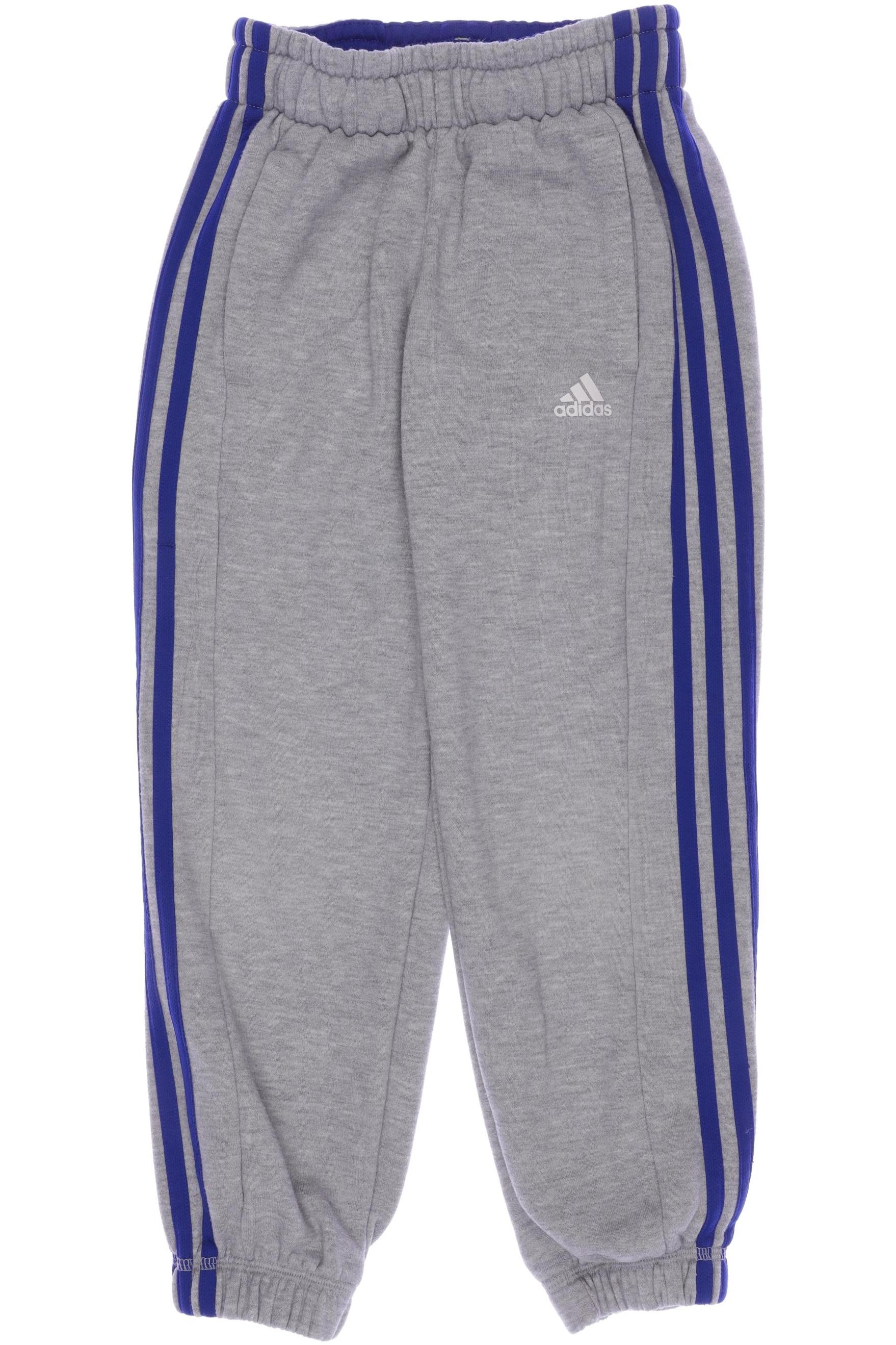 

adidas Jungen Stoffhose, grau, Gr. 128