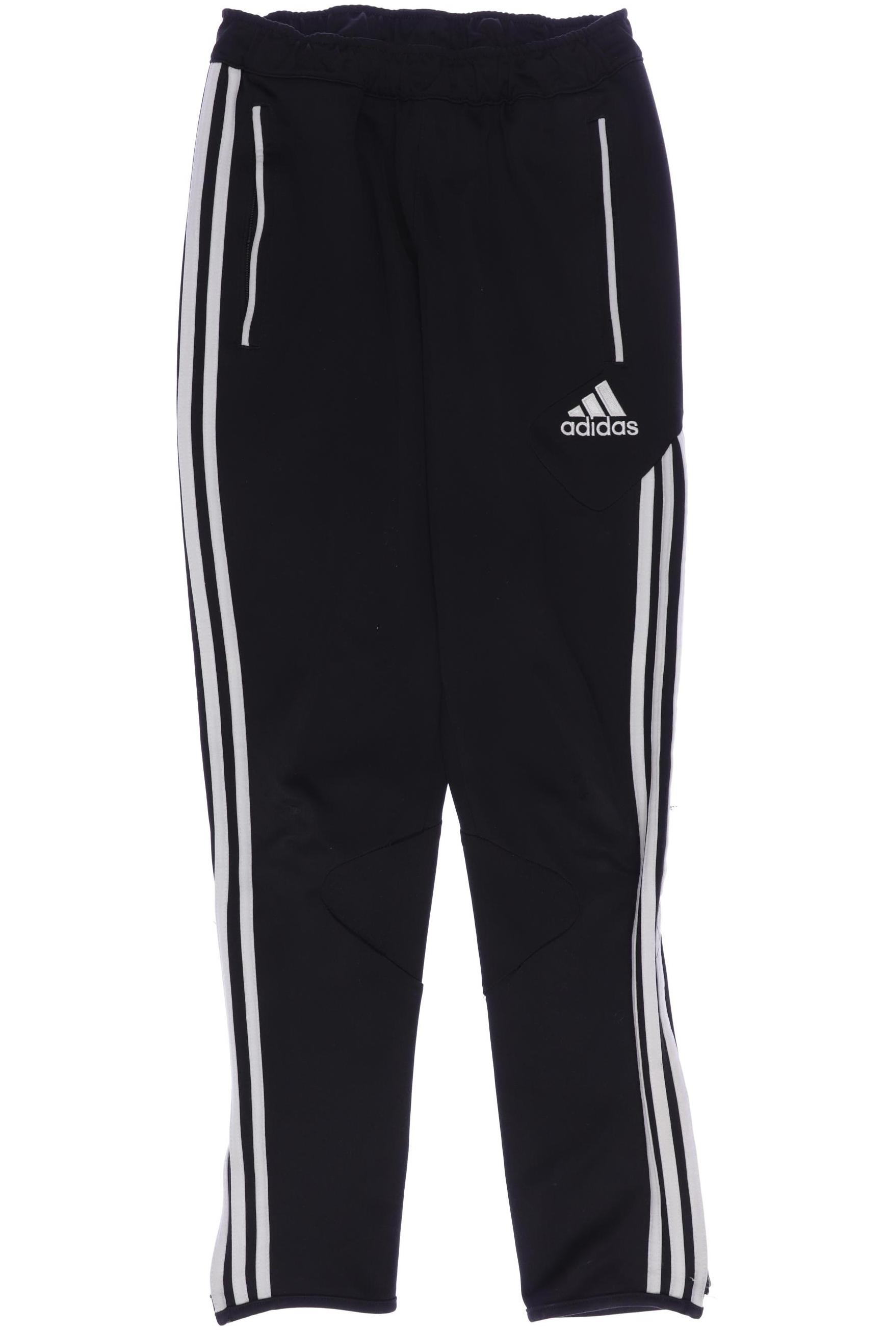 

adidas Herren Stoffhose, schwarz, Gr. 164