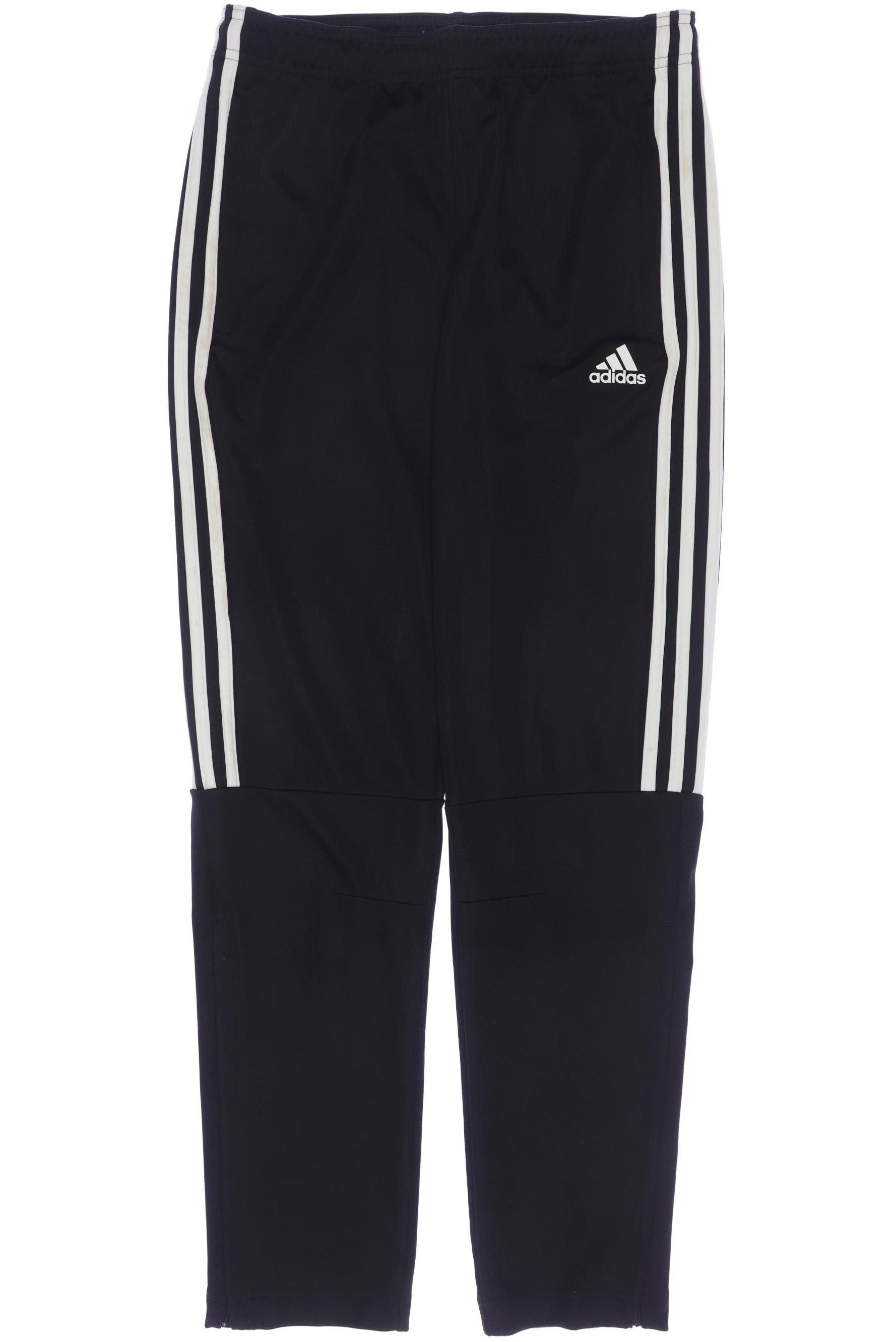 

adidas Herren Stoffhose, schwarz, Gr. 164