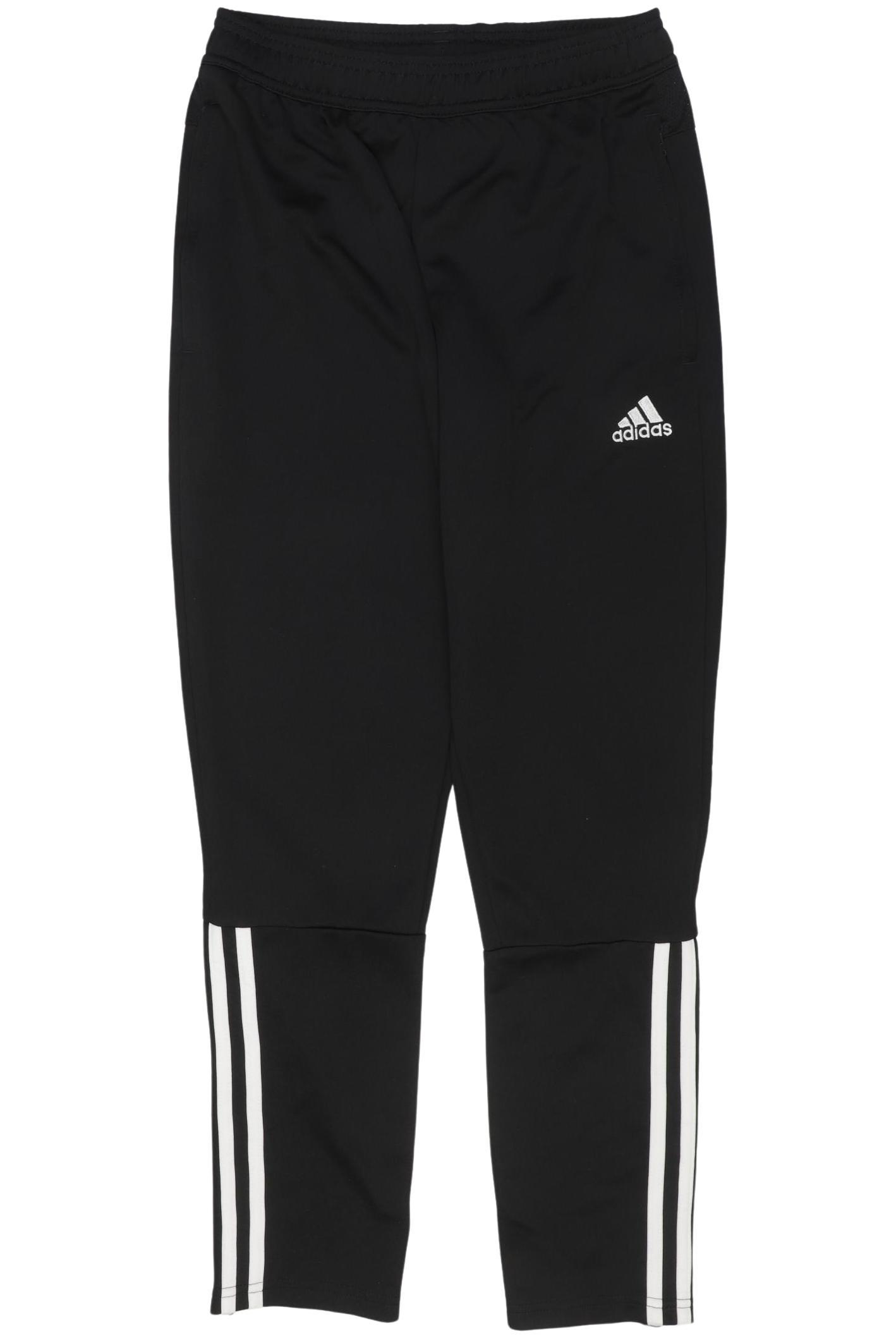 

adidas Jungen Stoffhose, schwarz, Gr. 152