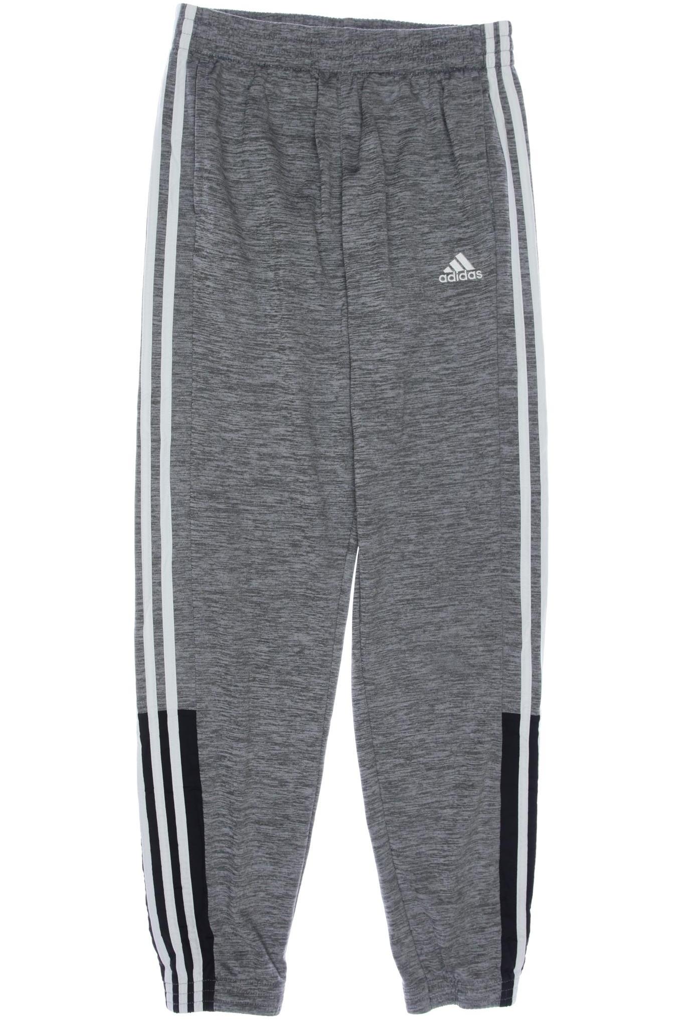 

adidas Herren Stoffhose, grau, Gr. 158