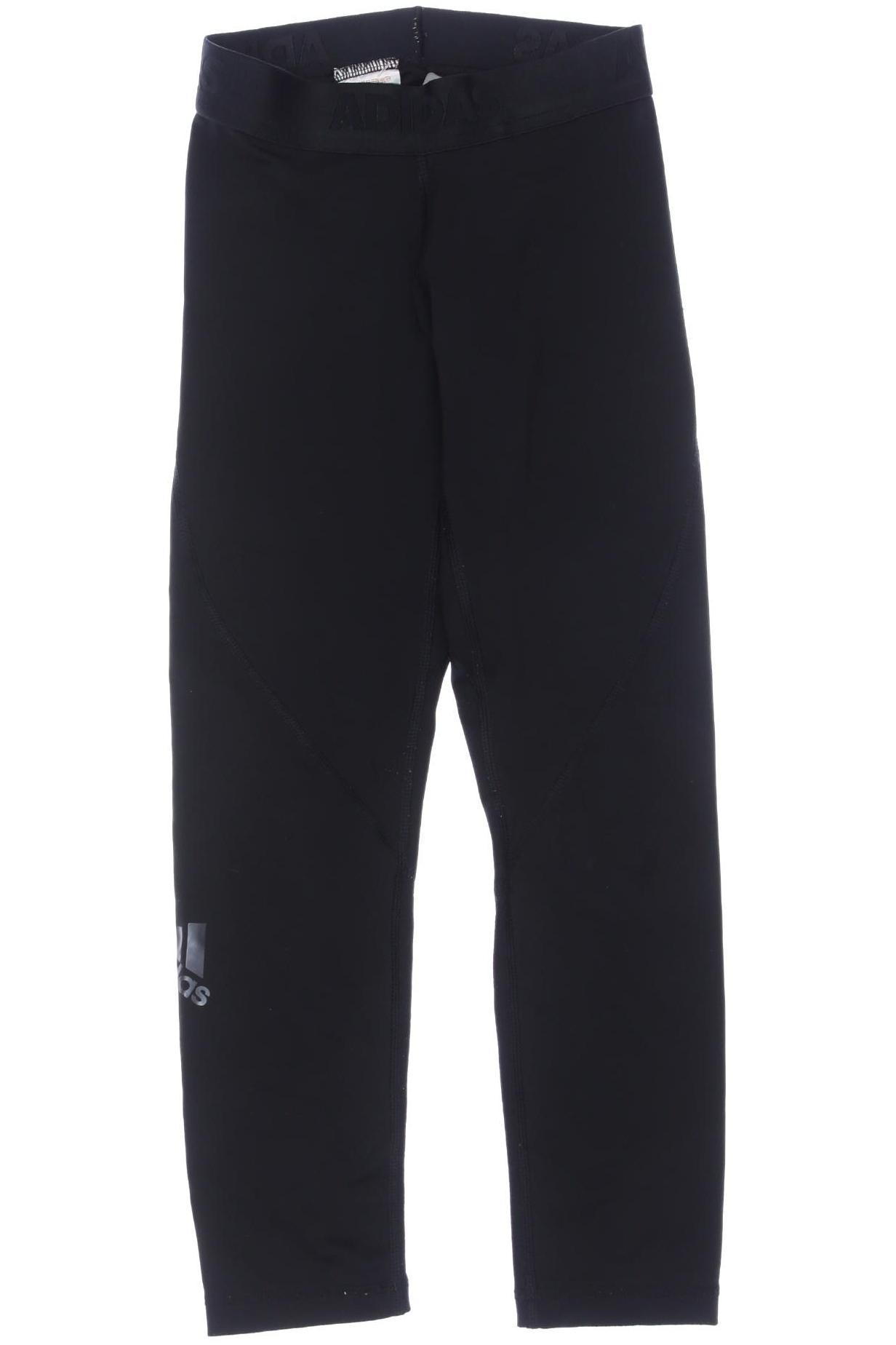 

adidas Jungen Stoffhose, schwarz, Gr. 128