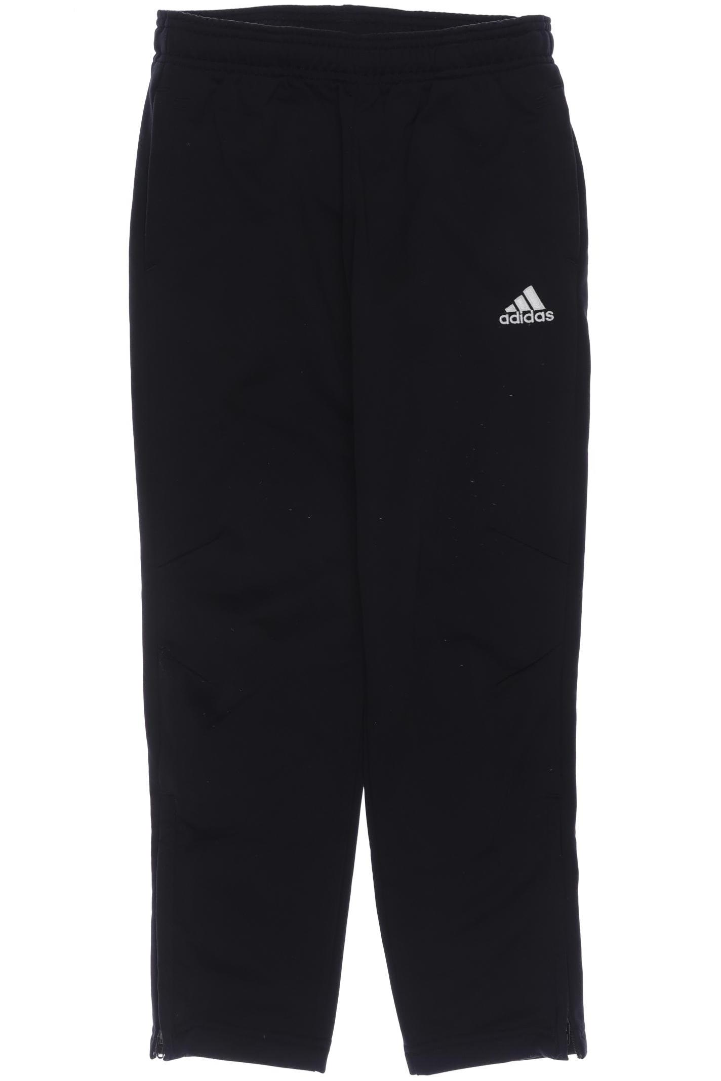 

adidas Herren Stoffhose, schwarz, Gr. 140