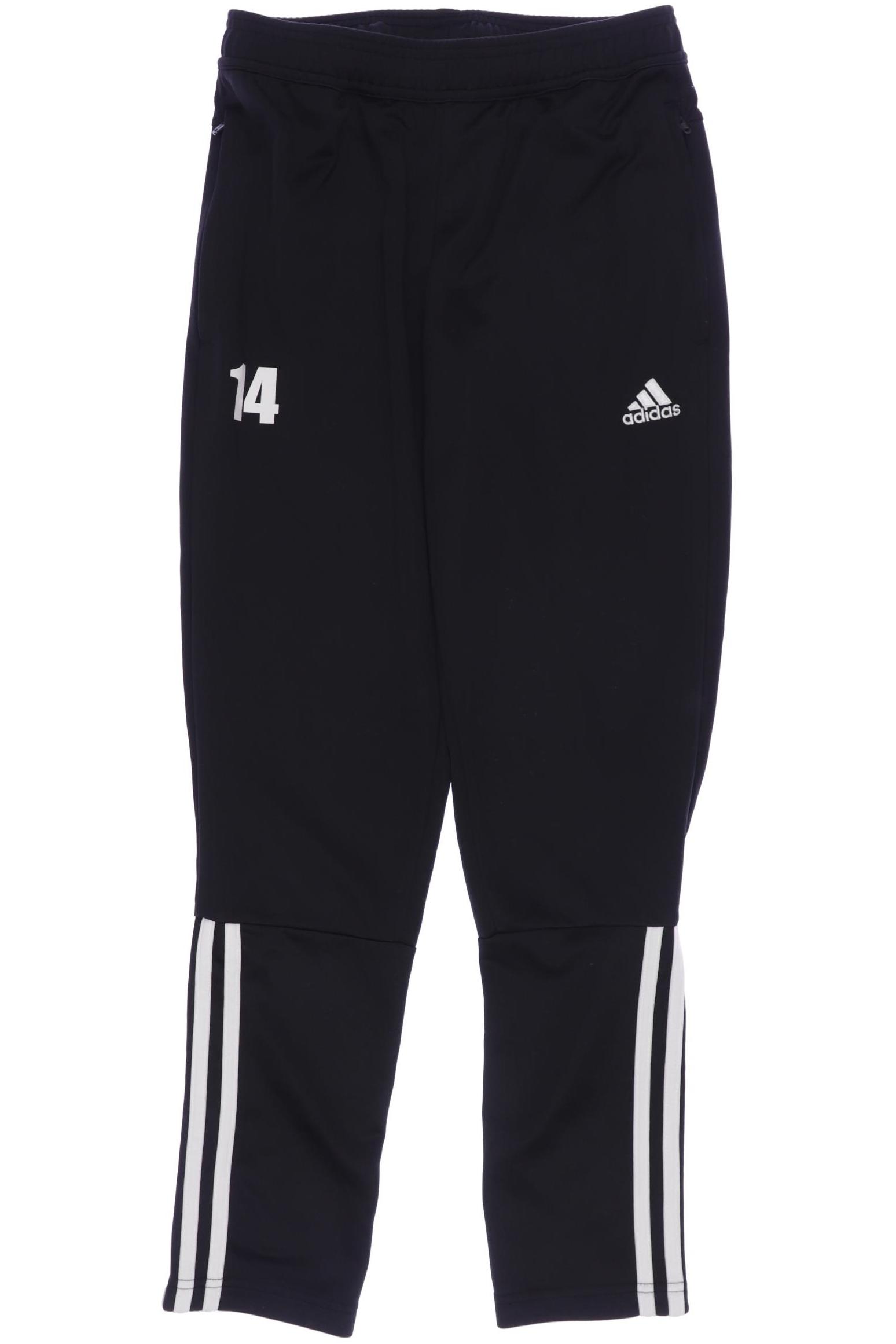 

adidas Herren Stoffhose, schwarz, Gr. 152
