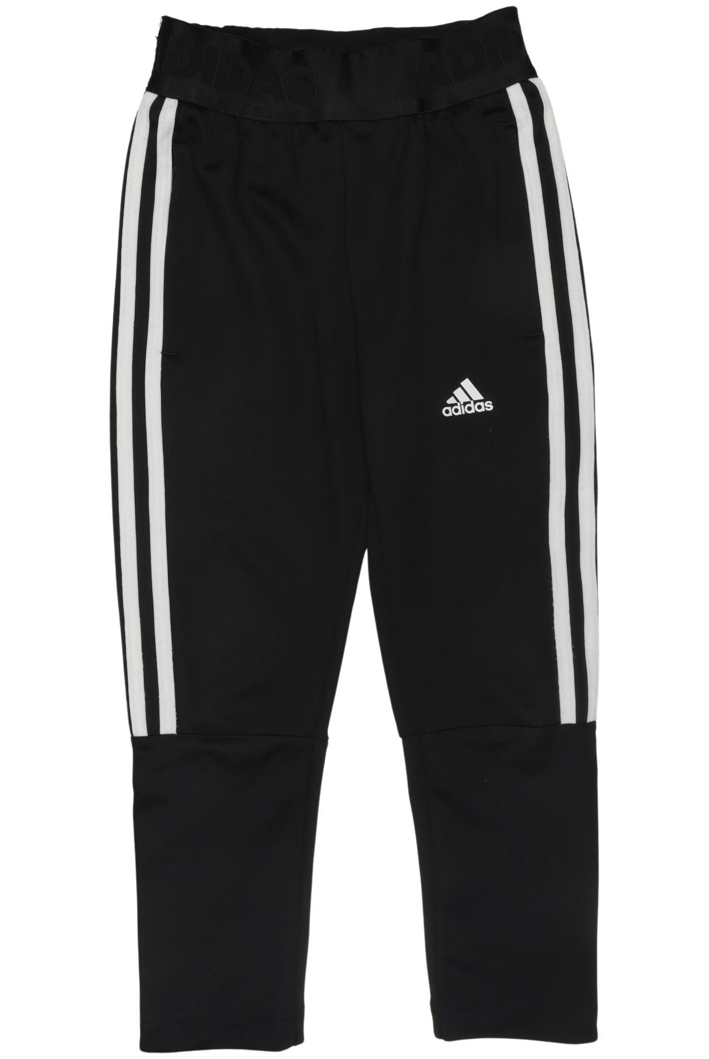 

adidas Jungen Stoffhose, schwarz, Gr. 116