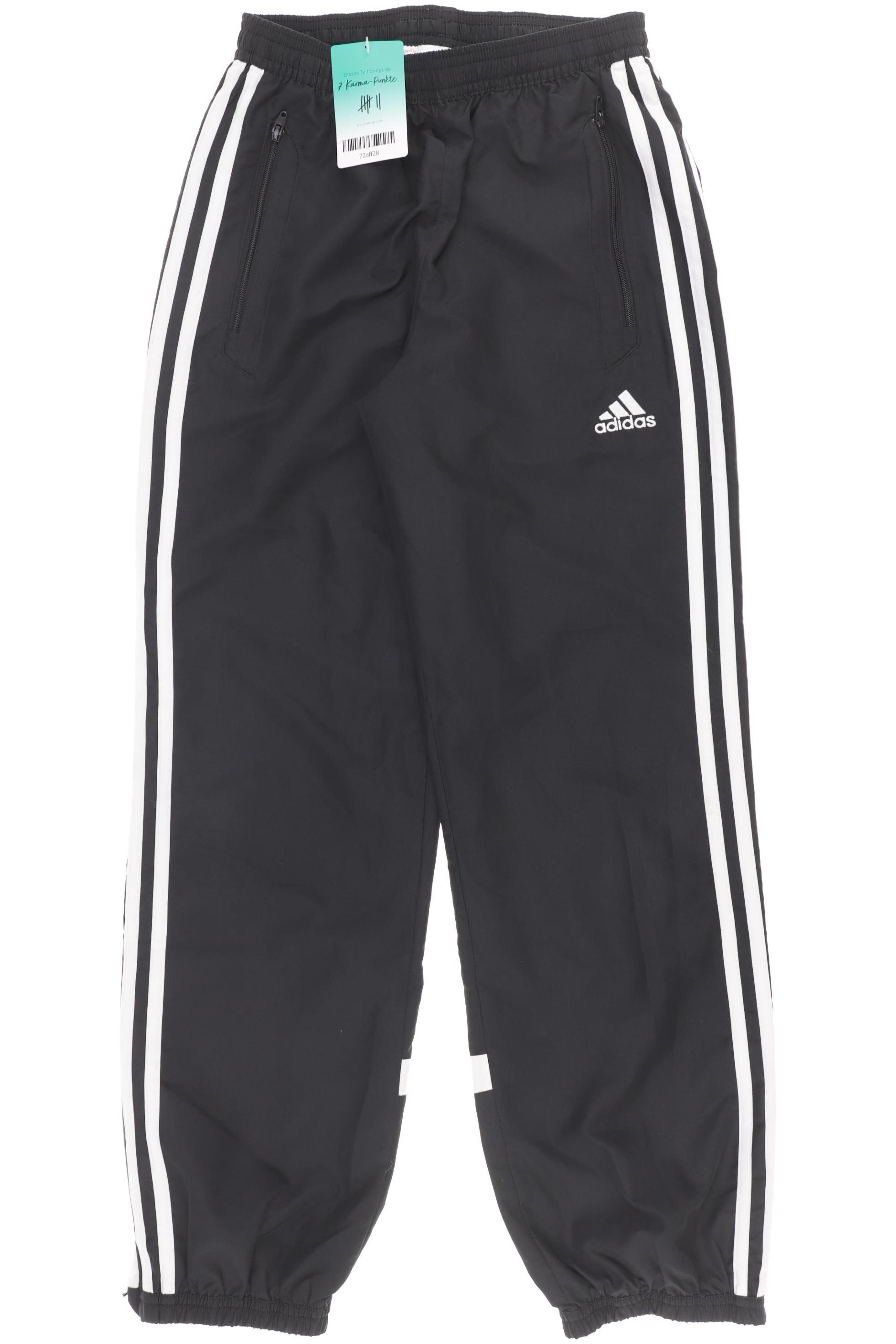 

adidas Jungen Stoffhose, schwarz, Gr. 152