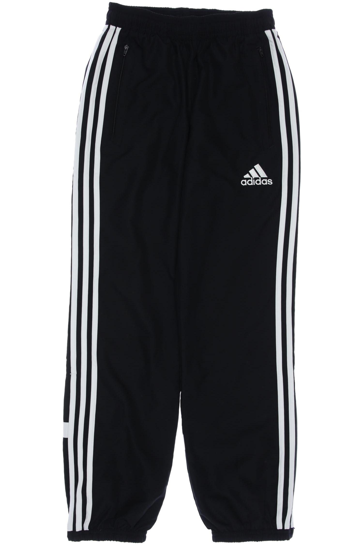 

adidas Herren Stoffhose, schwarz, Gr. 164