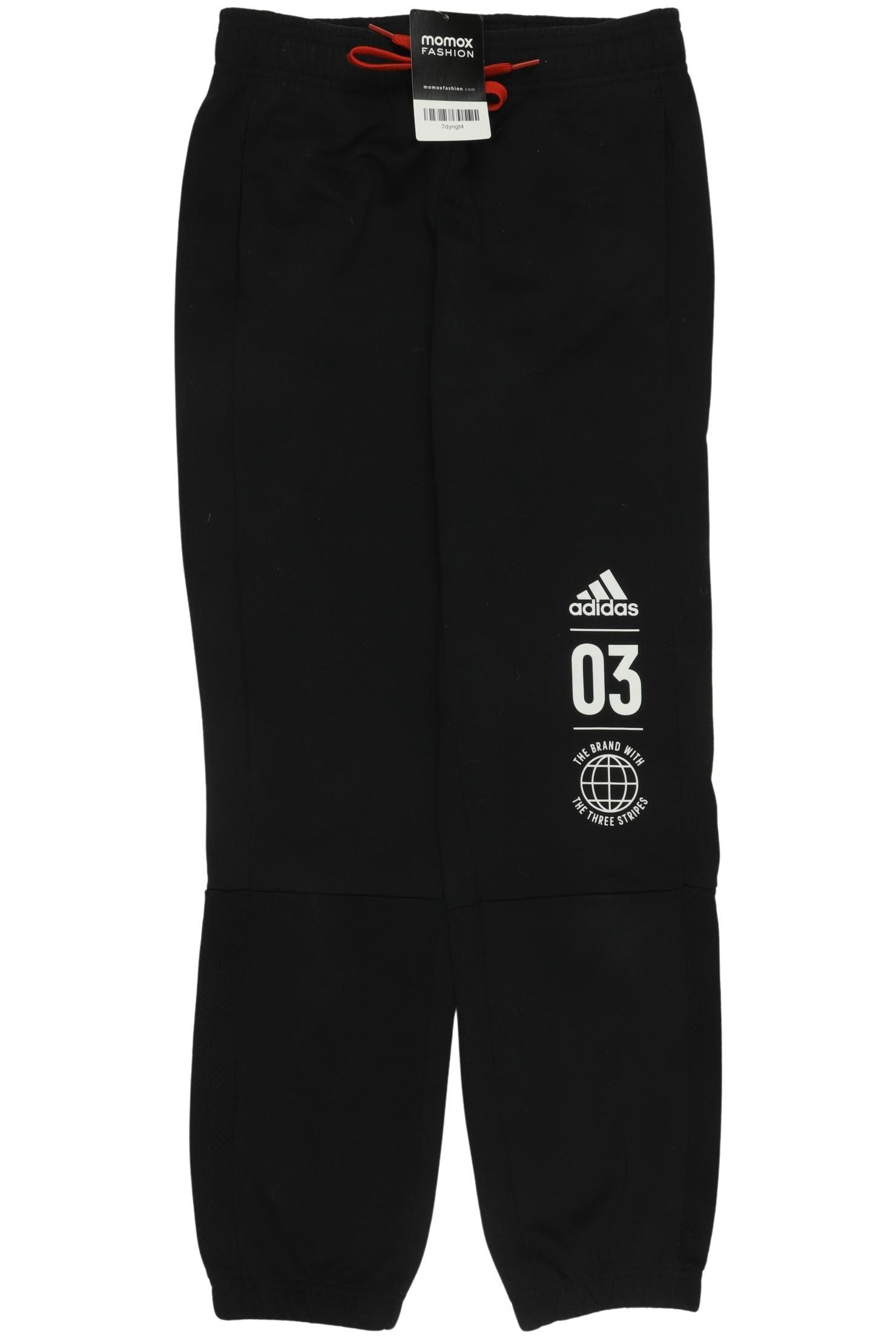

adidas Herren Stoffhose, schwarz, Gr. 152