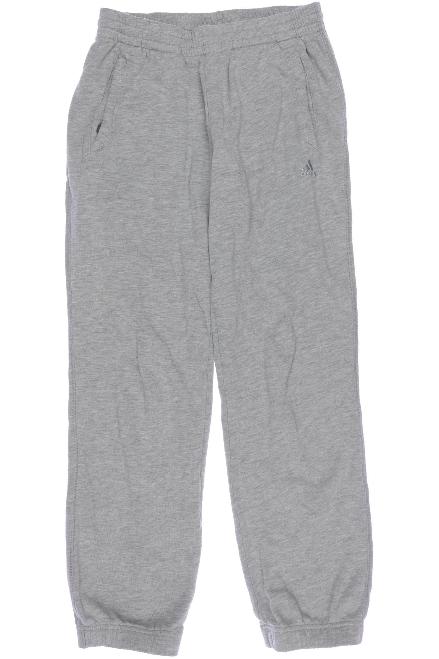 

adidas Herren Stoffhose, grau, Gr. 164