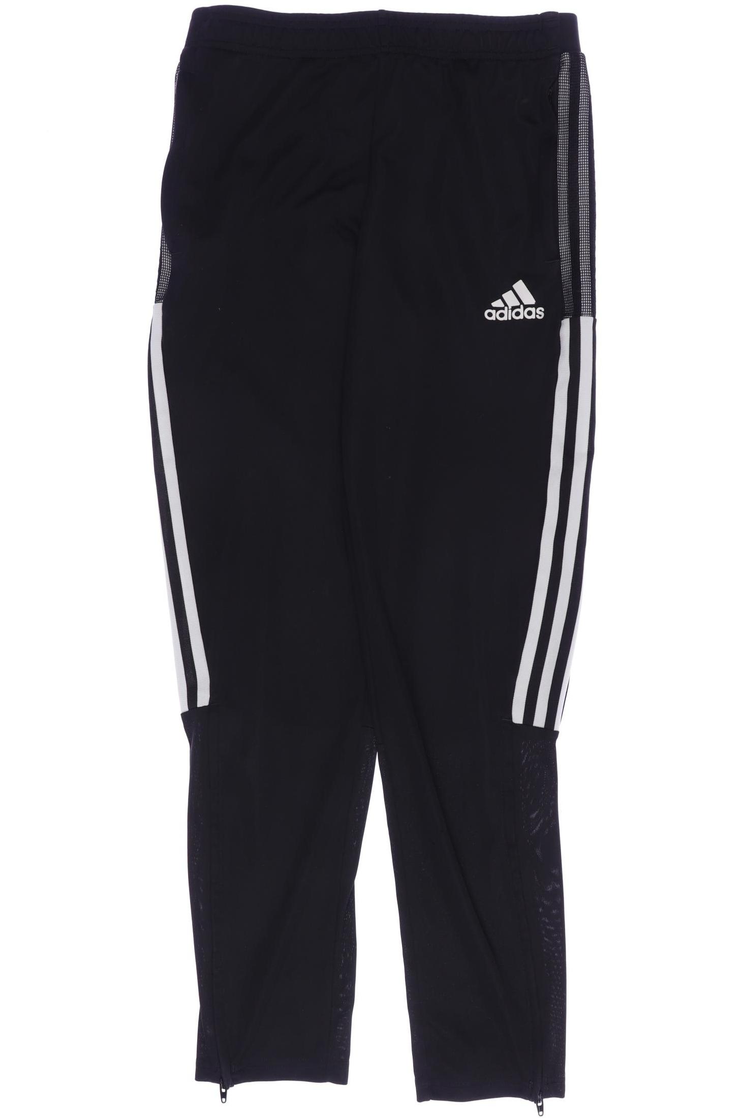 

adidas Herren Stoffhose, schwarz, Gr. 164