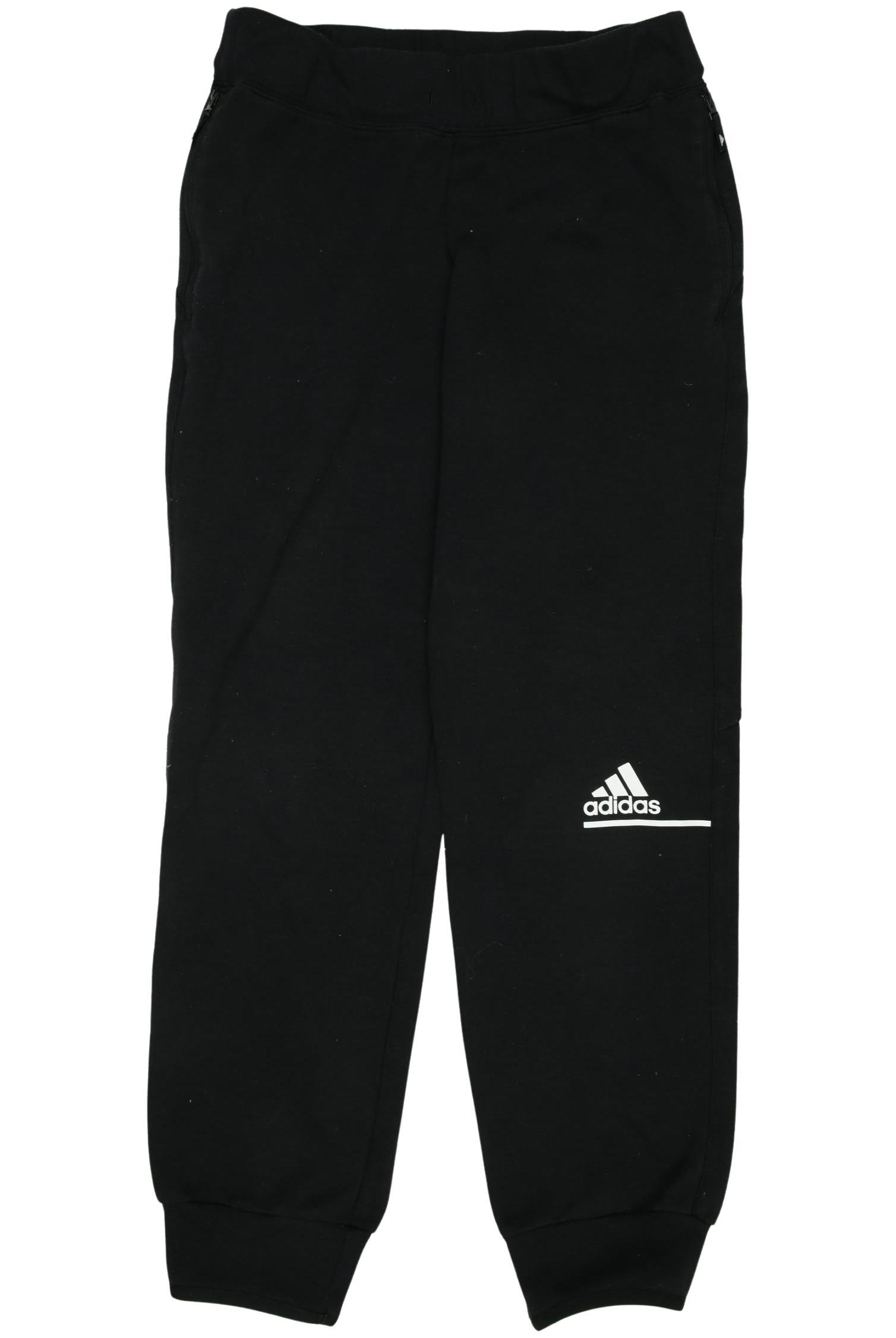 

adidas Herren Stoffhose, schwarz, Gr. 152