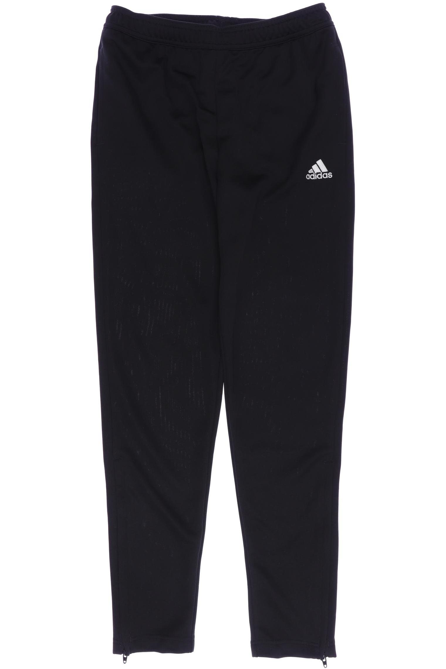 

adidas Herren Stoffhose, schwarz, Gr. 164