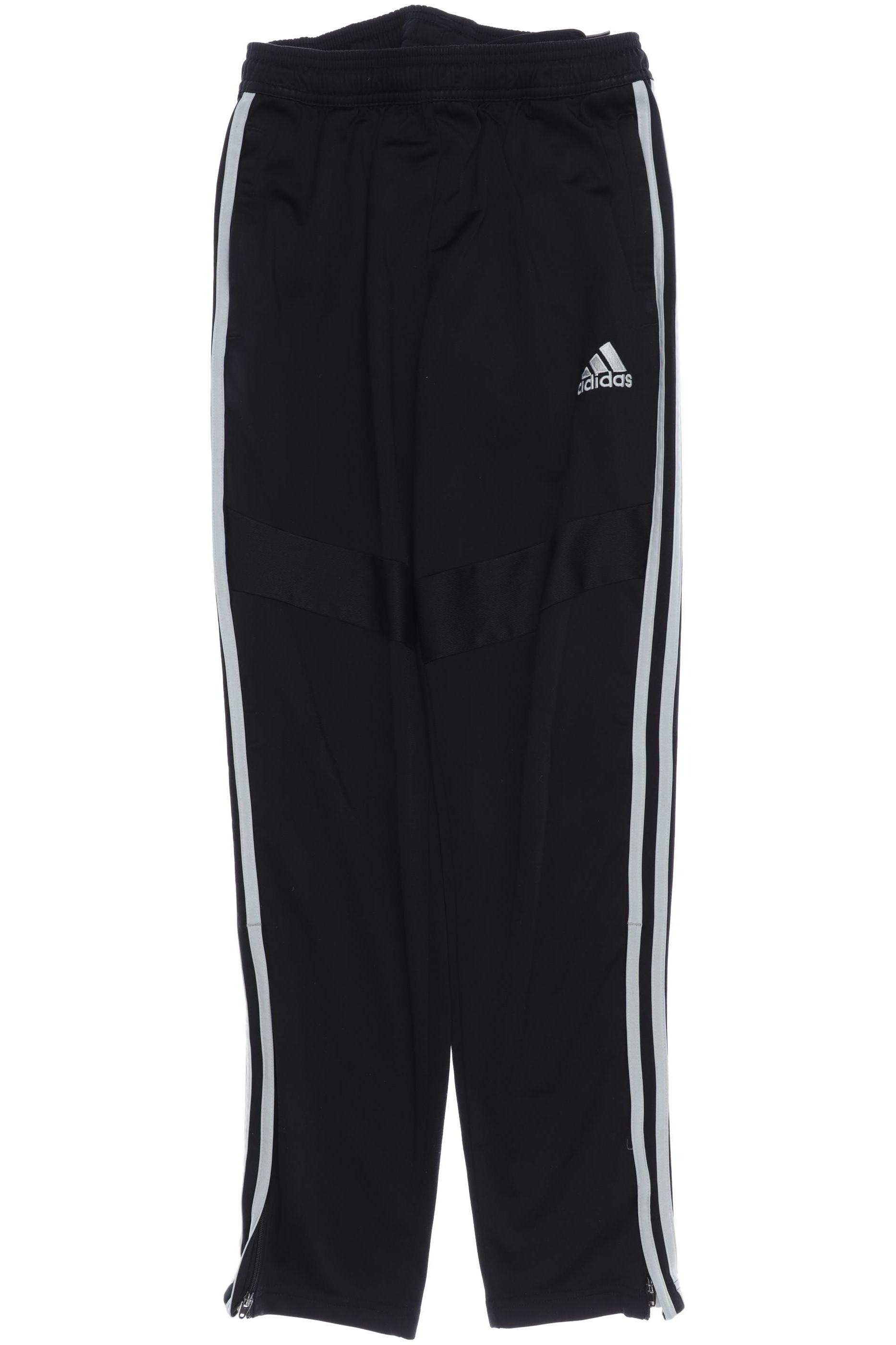 

adidas Herren Stoffhose, schwarz, Gr. 164