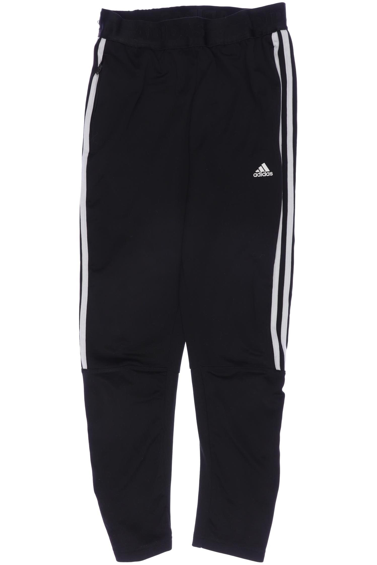 

adidas Herren Stoffhose, schwarz, Gr. 164