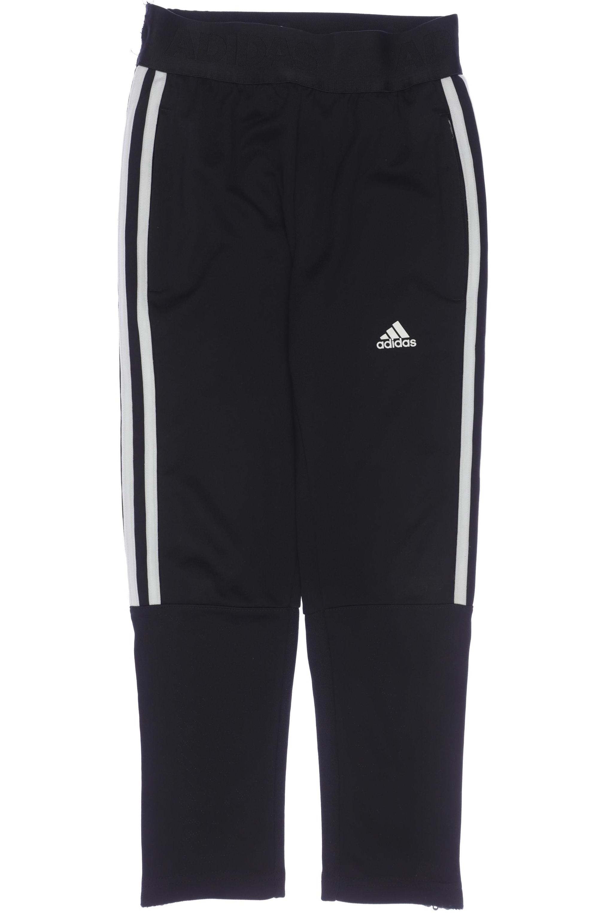 

adidas Herren Stoffhose, schwarz, Gr. 128