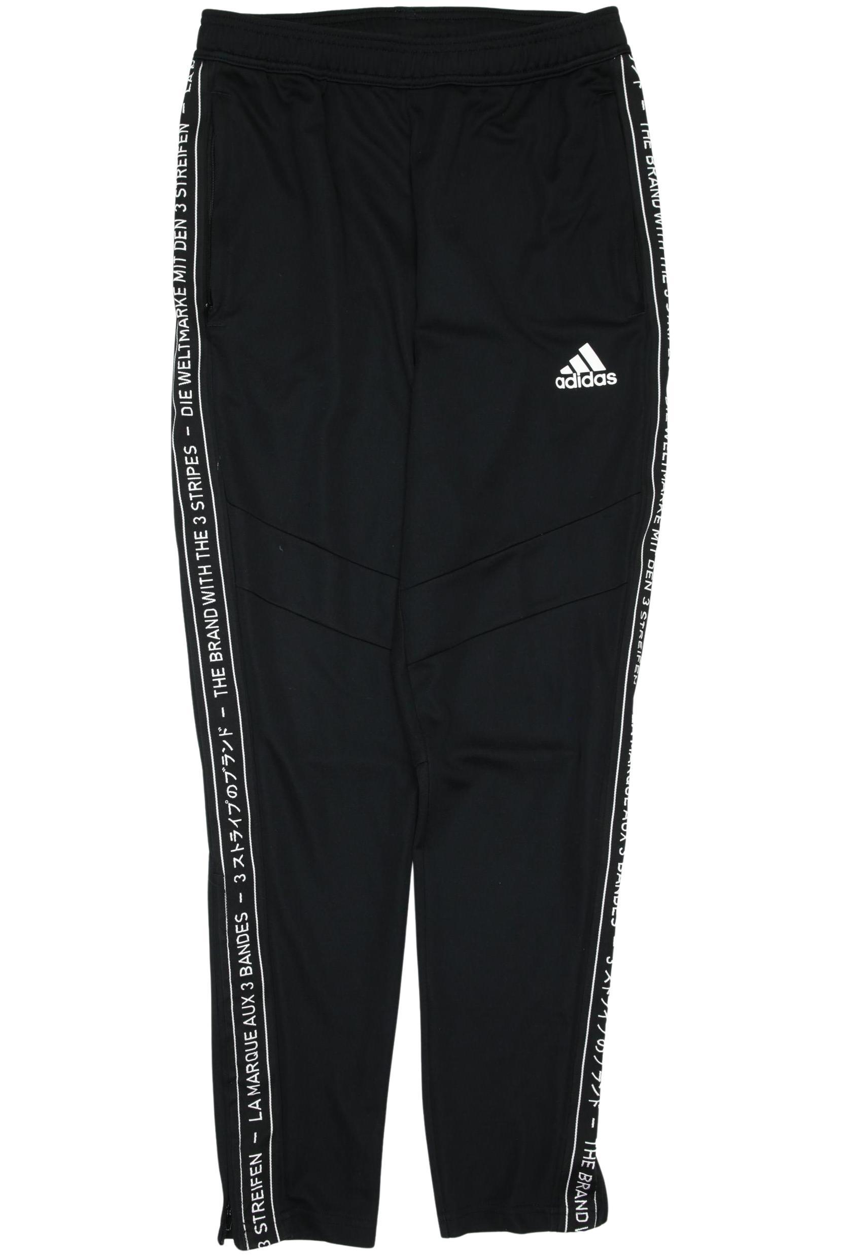 

adidas Jungen Stoffhose, schwarz, Gr. 158