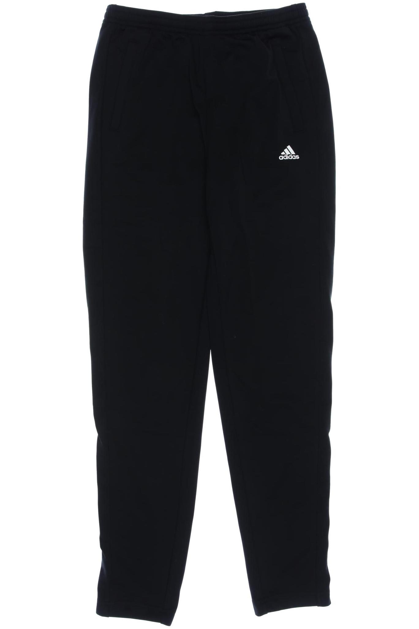 

adidas Herren Stoffhose, schwarz, Gr. 164