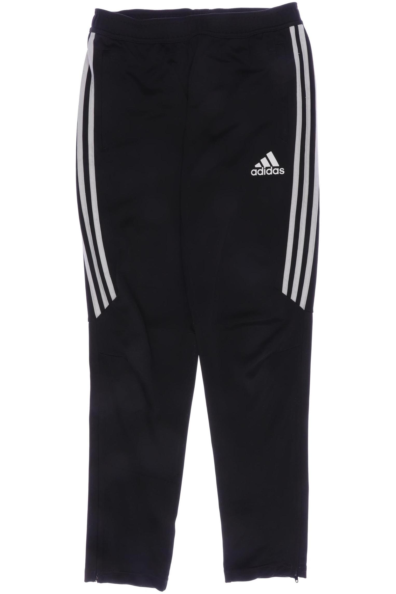 

adidas Herren Stoffhose, schwarz, Gr. 164
