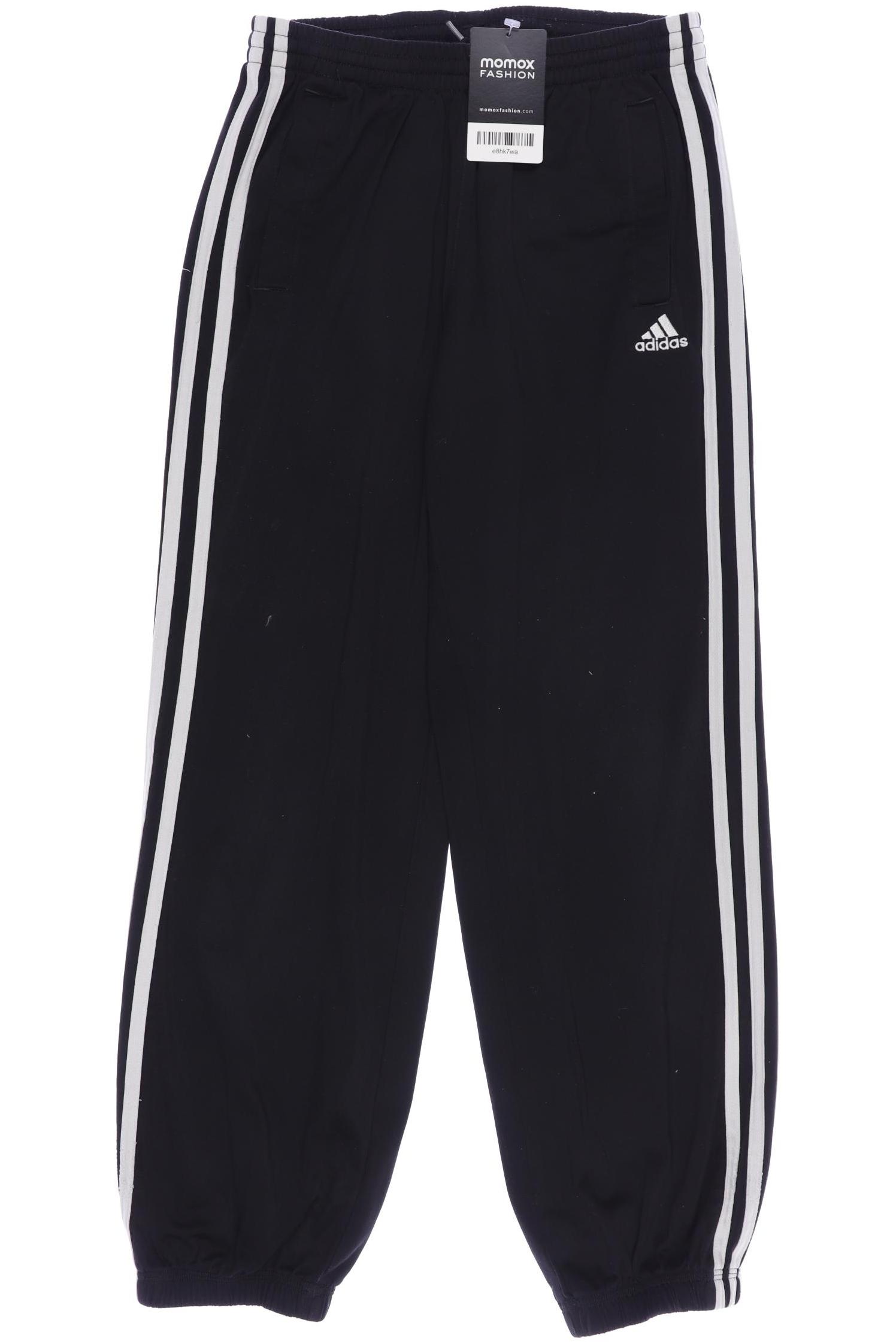 

adidas Jungen Stoffhose, schwarz, Gr. 140