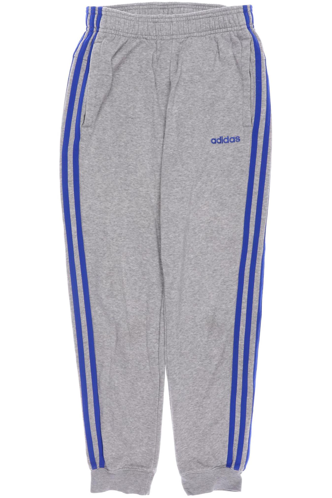 

adidas Herren Stoffhose, grau, Gr. 152