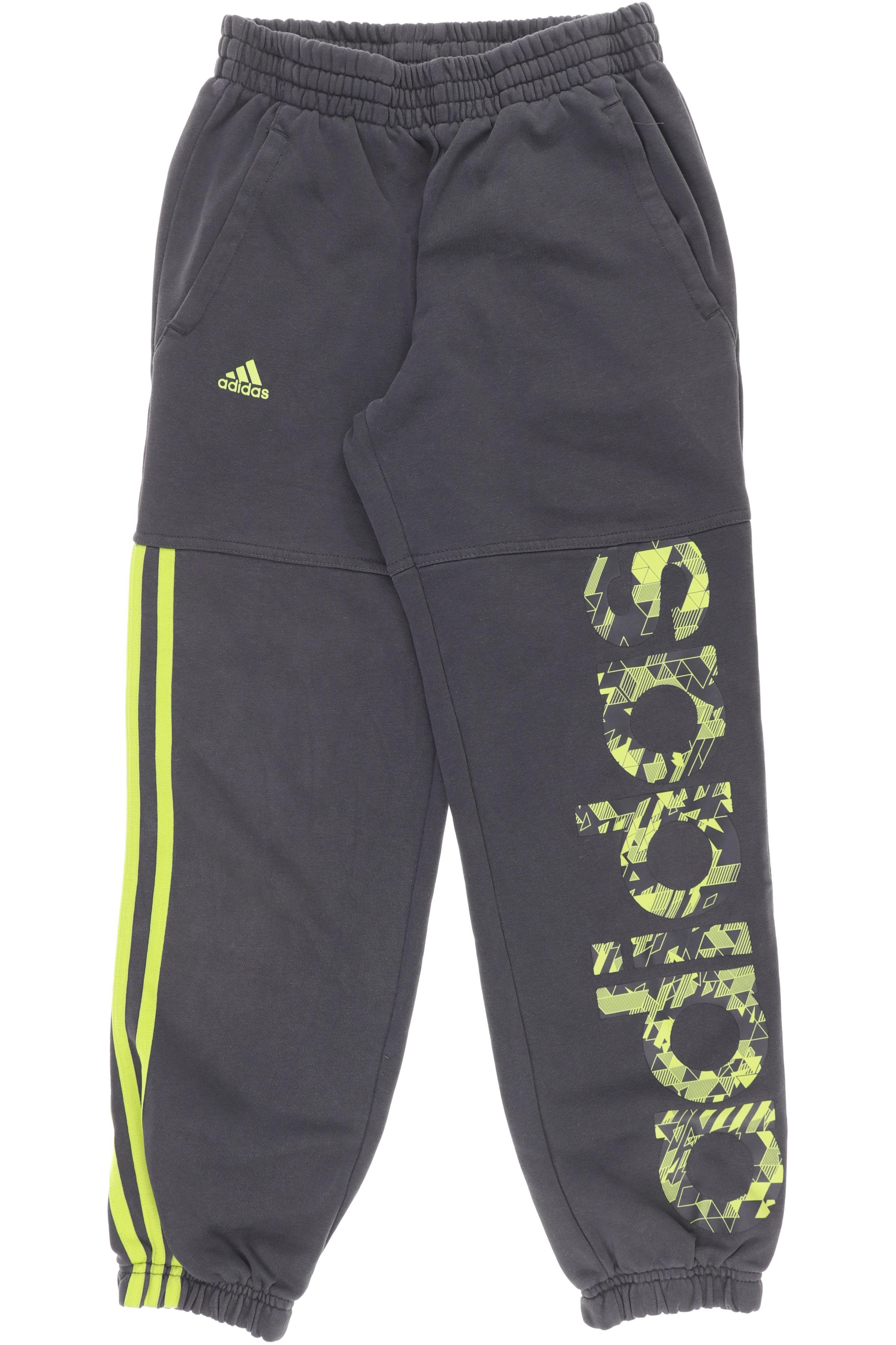

adidas Jungen Stoffhose, grau, Gr. 146