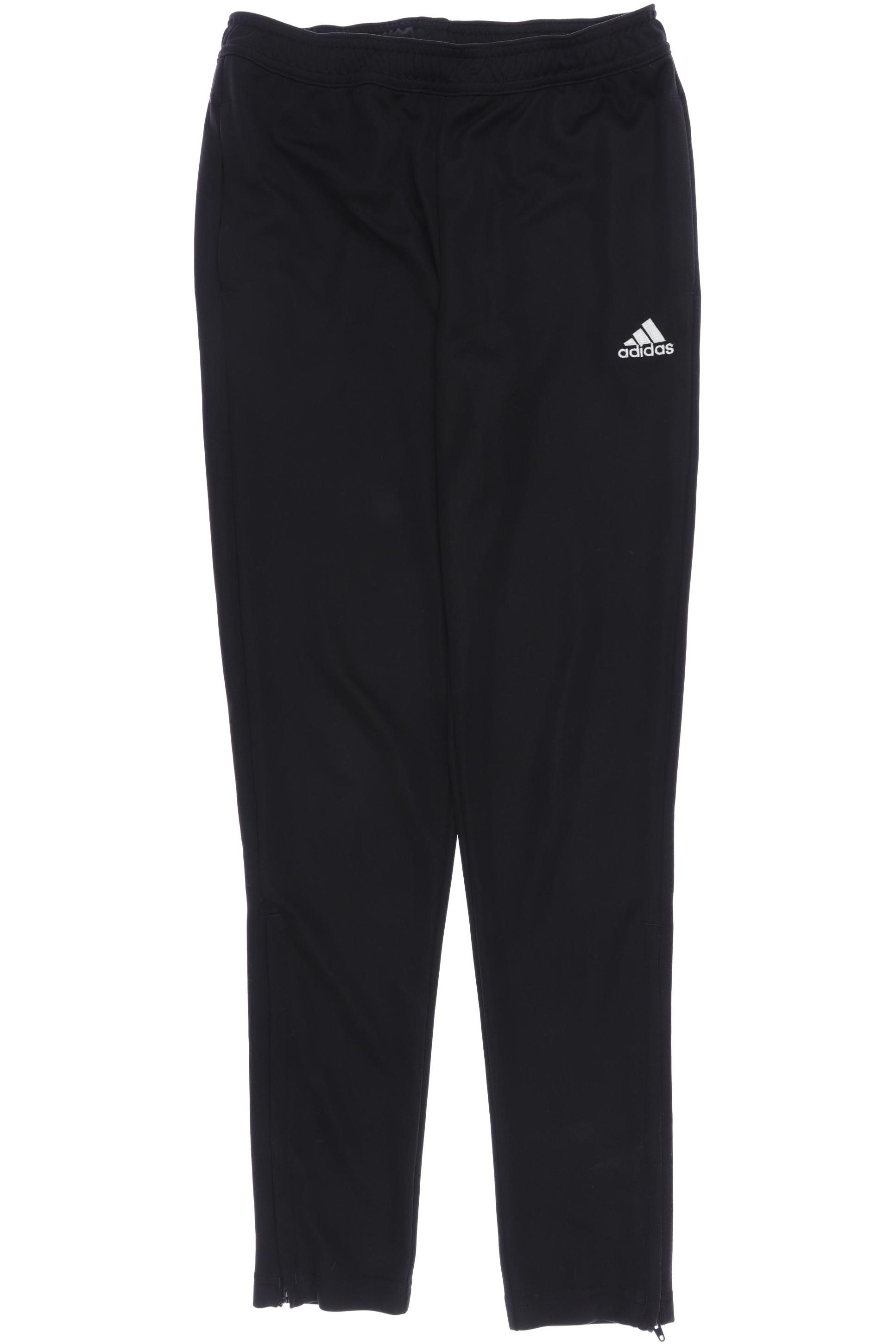 

adidas Herren Stoffhose, schwarz, Gr. 164