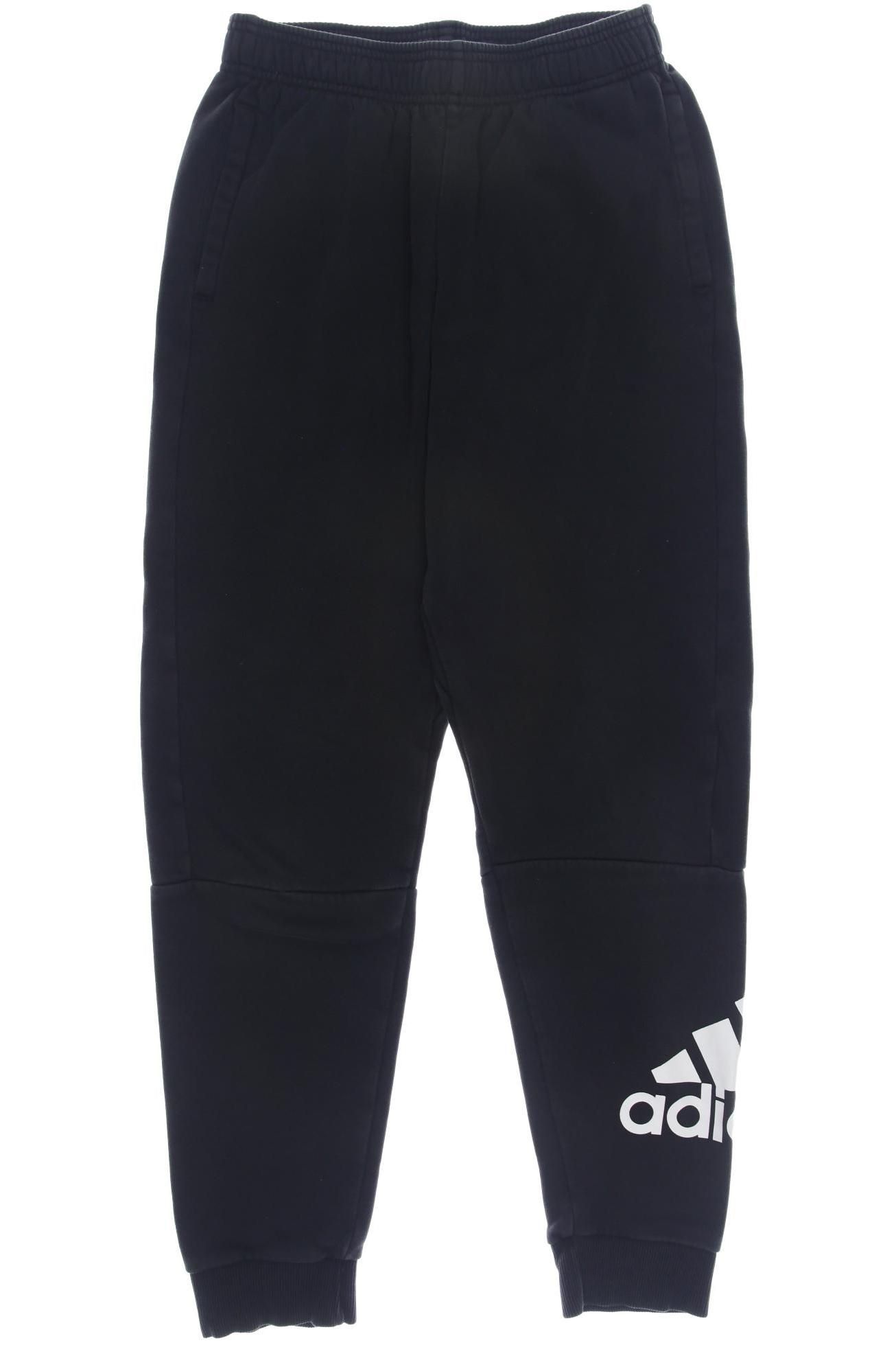 

adidas Herren Stoffhose, schwarz, Gr. 164