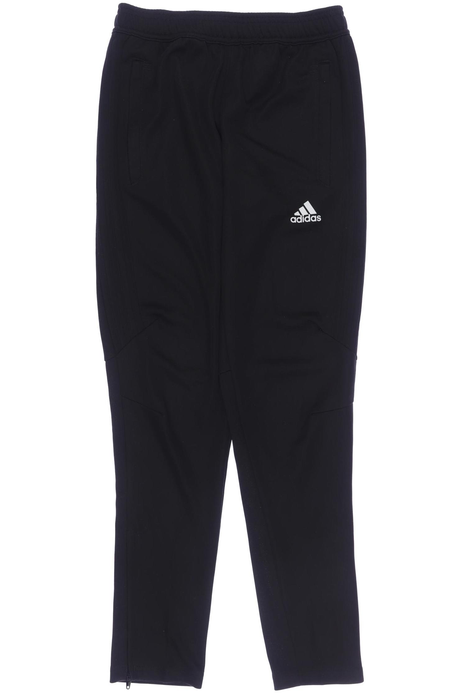 

adidas Herren Stoffhose, schwarz, Gr. 152