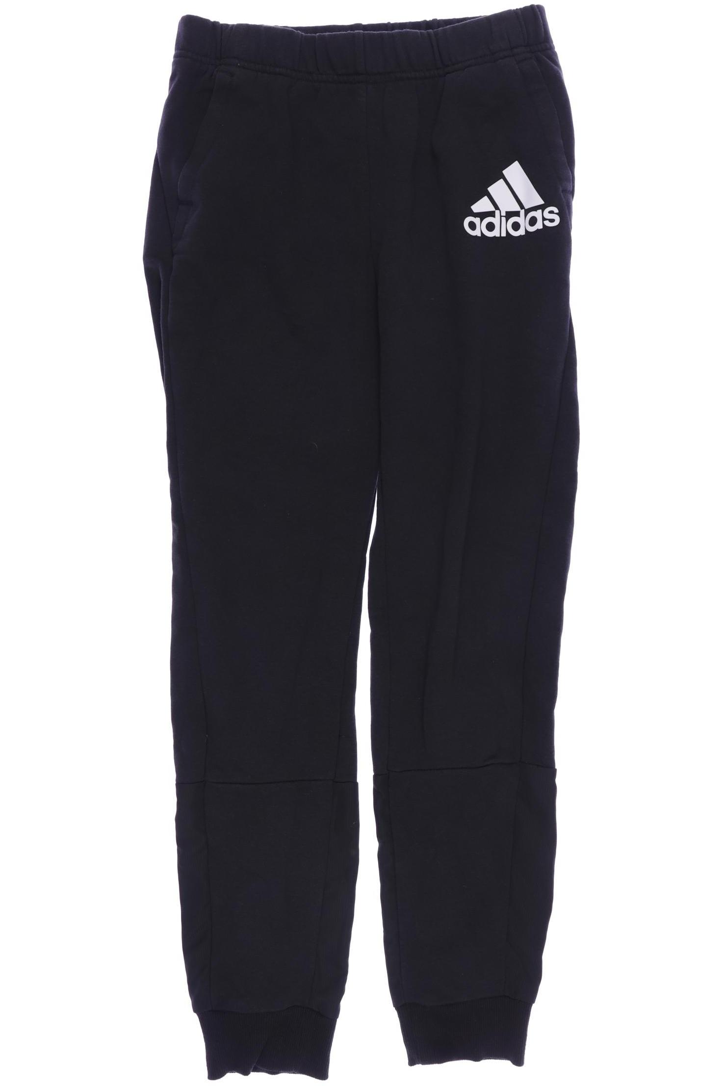 

adidas Herren Stoffhose, schwarz, Gr. 164