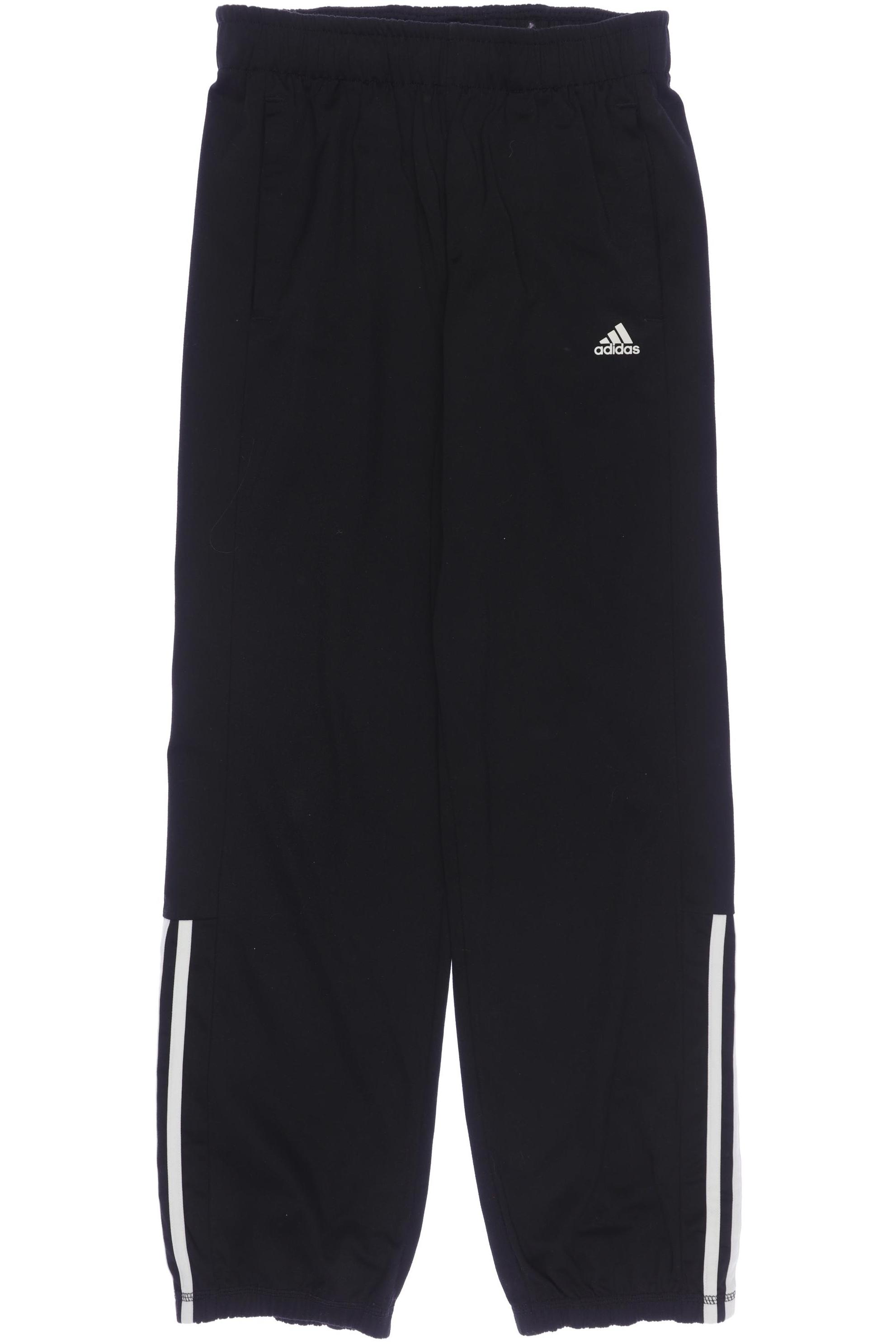 

adidas Herren Stoffhose, schwarz, Gr. 164