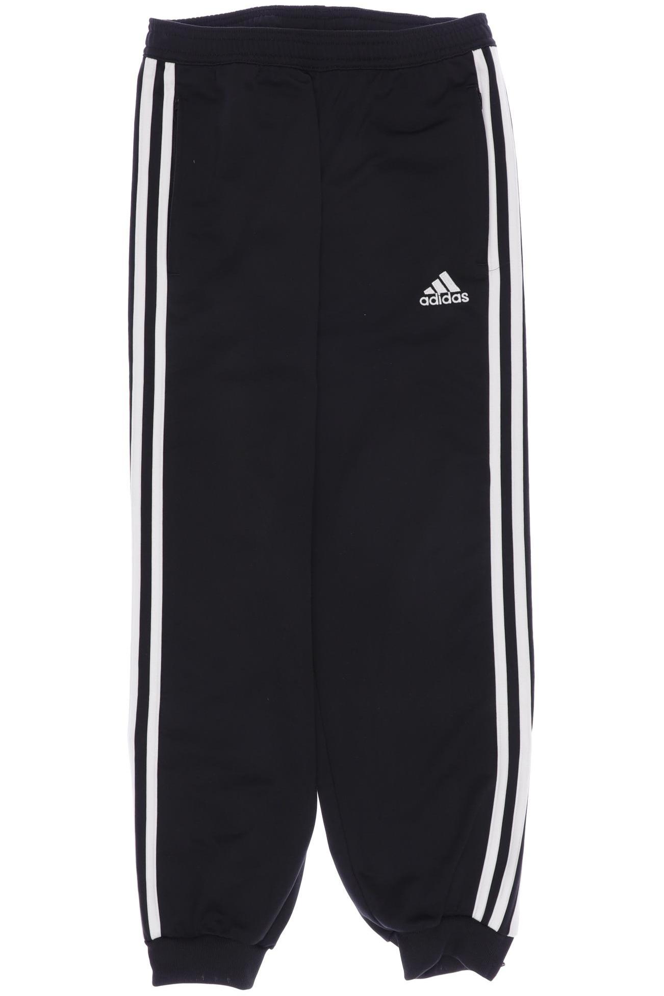 

adidas Herren Stoffhose, schwarz, Gr. 140