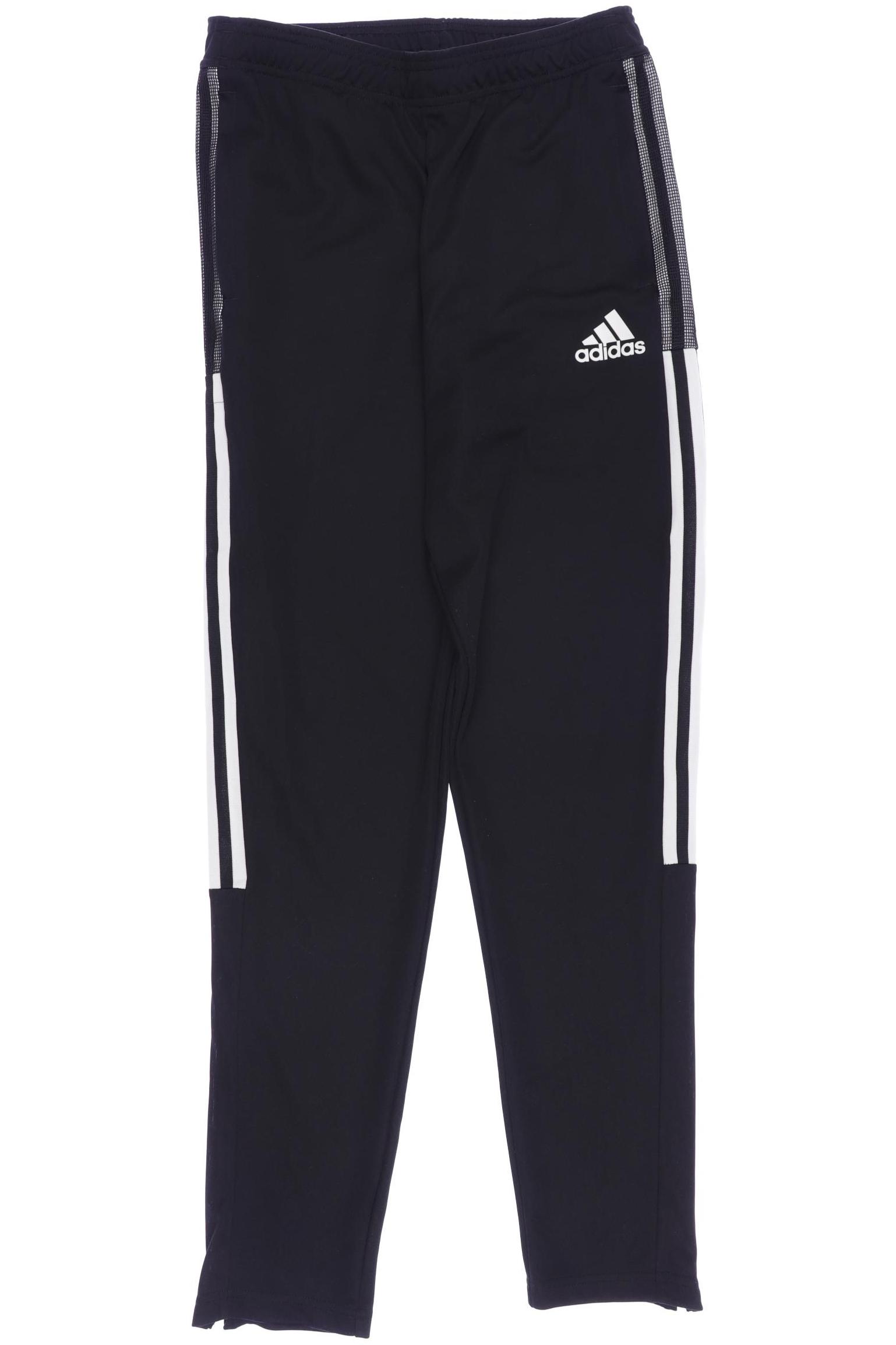 

adidas Herren Stoffhose, schwarz, Gr. 164