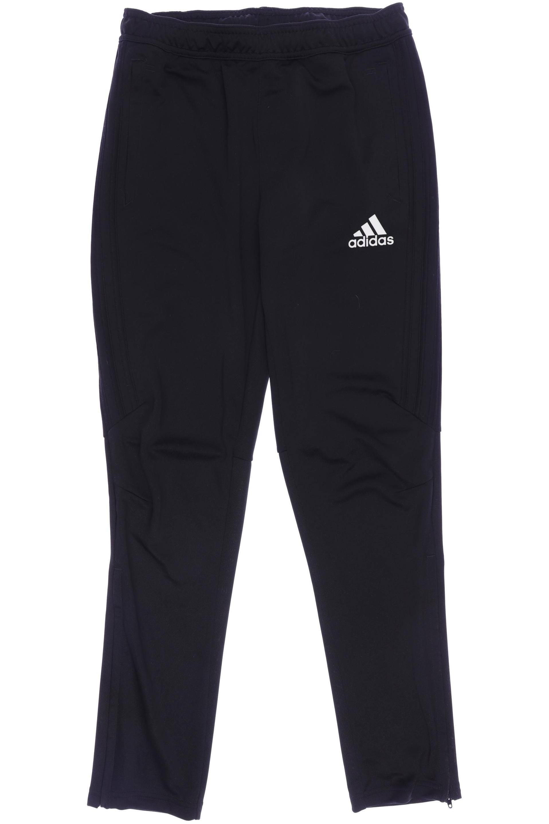 

adidas Herren Stoffhose, schwarz, Gr. 164