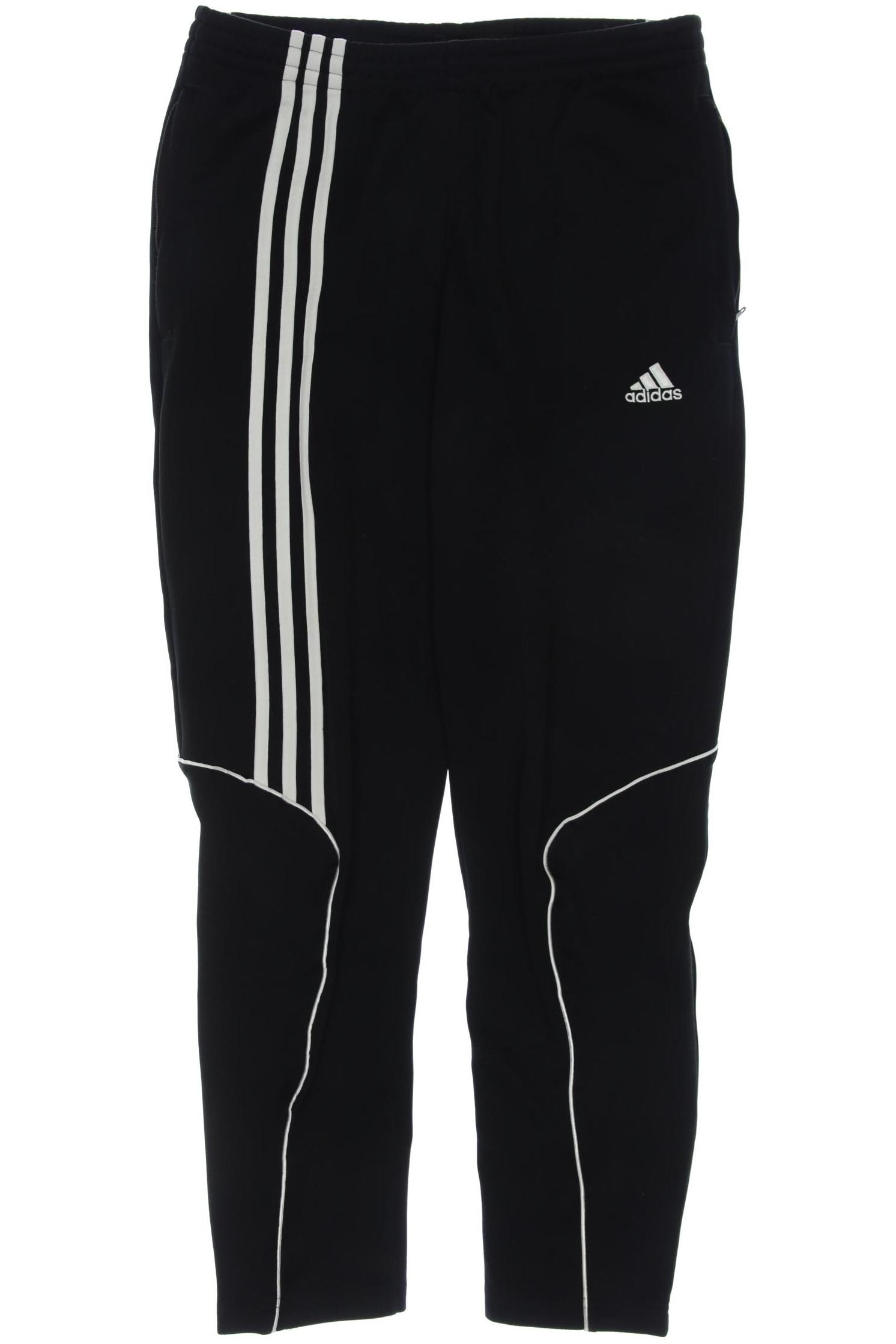 

adidas Herren Stoffhose, schwarz, Gr. 164