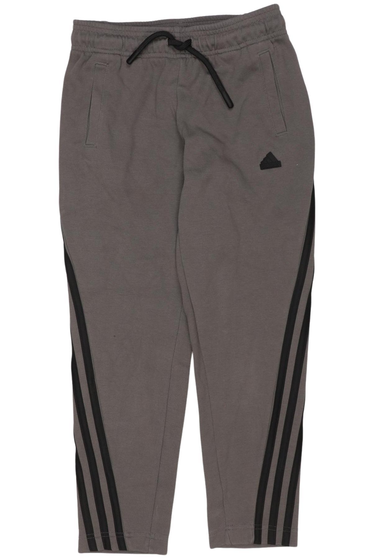 

adidas Jungen Stoffhose, grau, Gr. 140