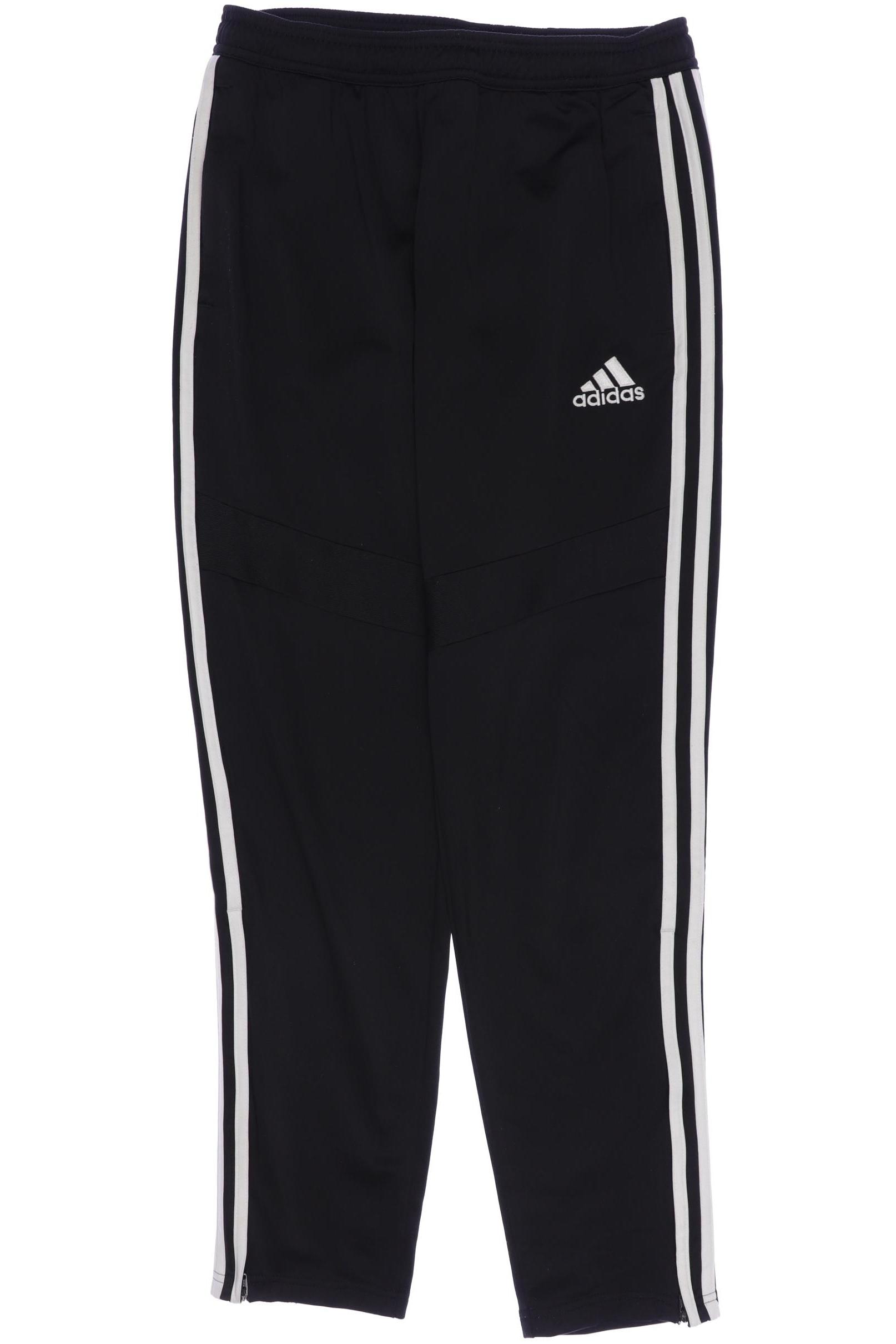 

adidas Herren Stoffhose, schwarz, Gr. 164