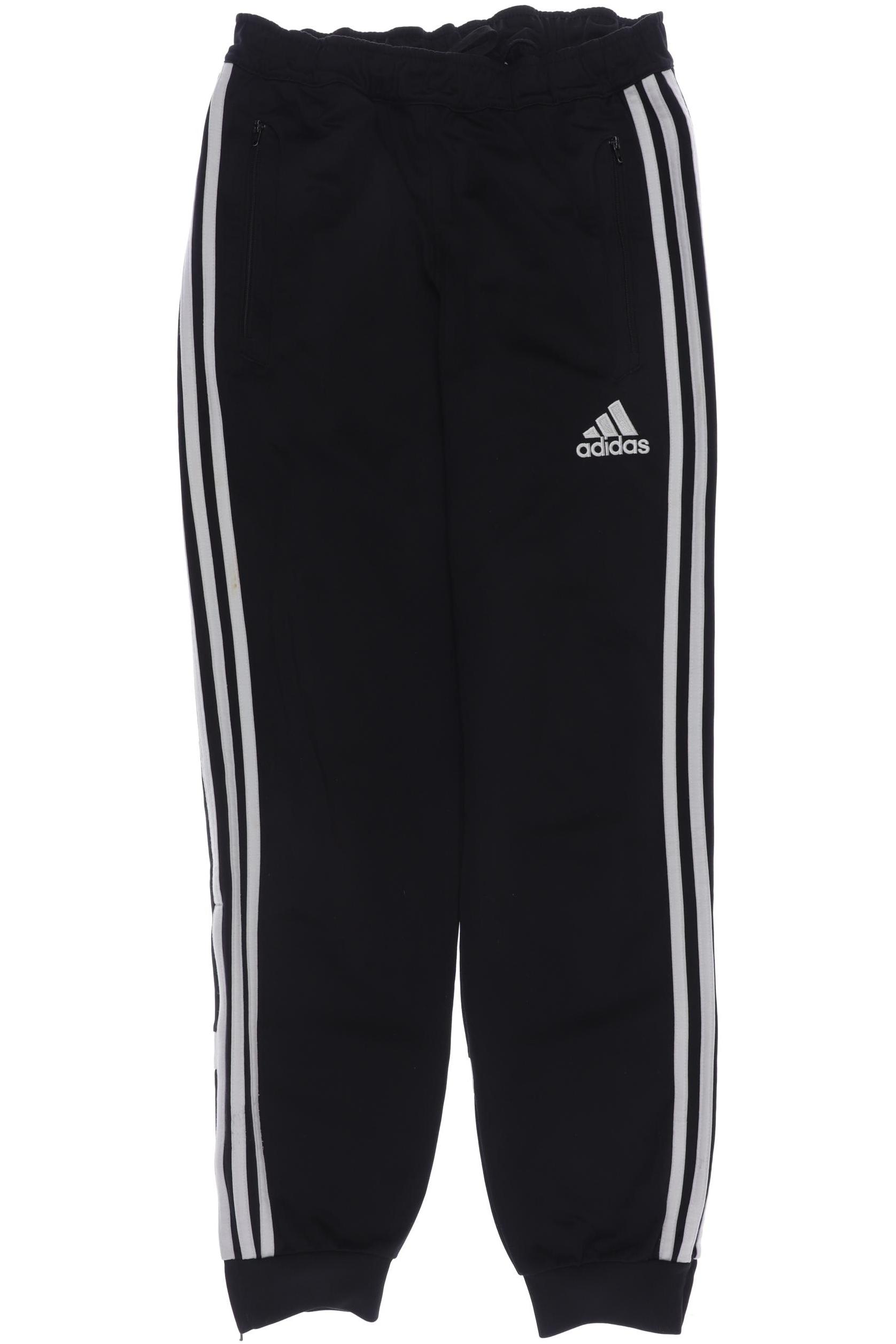 

adidas Herren Stoffhose, schwarz, Gr. 164